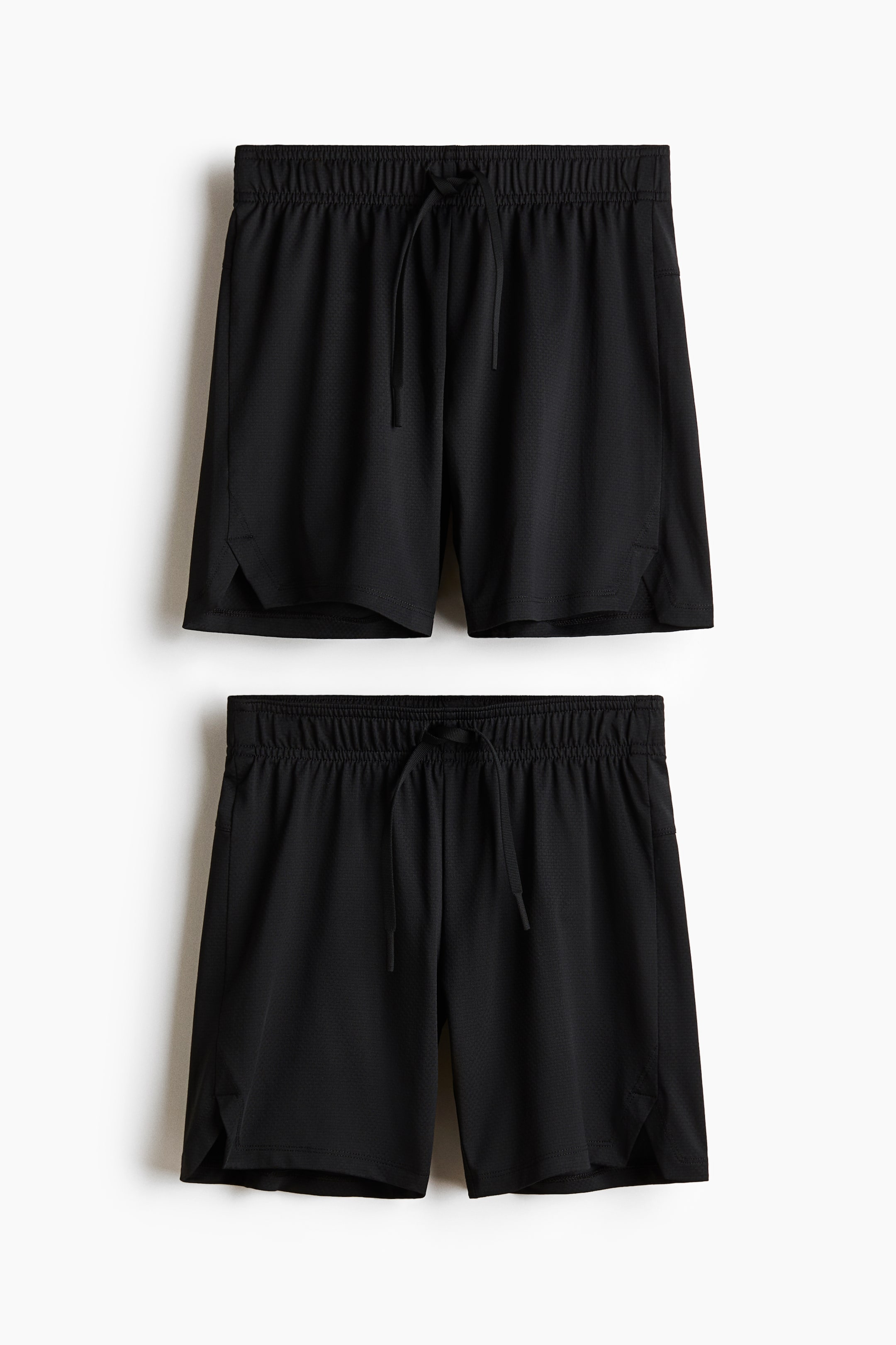 Visa större bild: 2-pack träningsshorts med DryMove™ - Svart - BARN | H&M SE 1