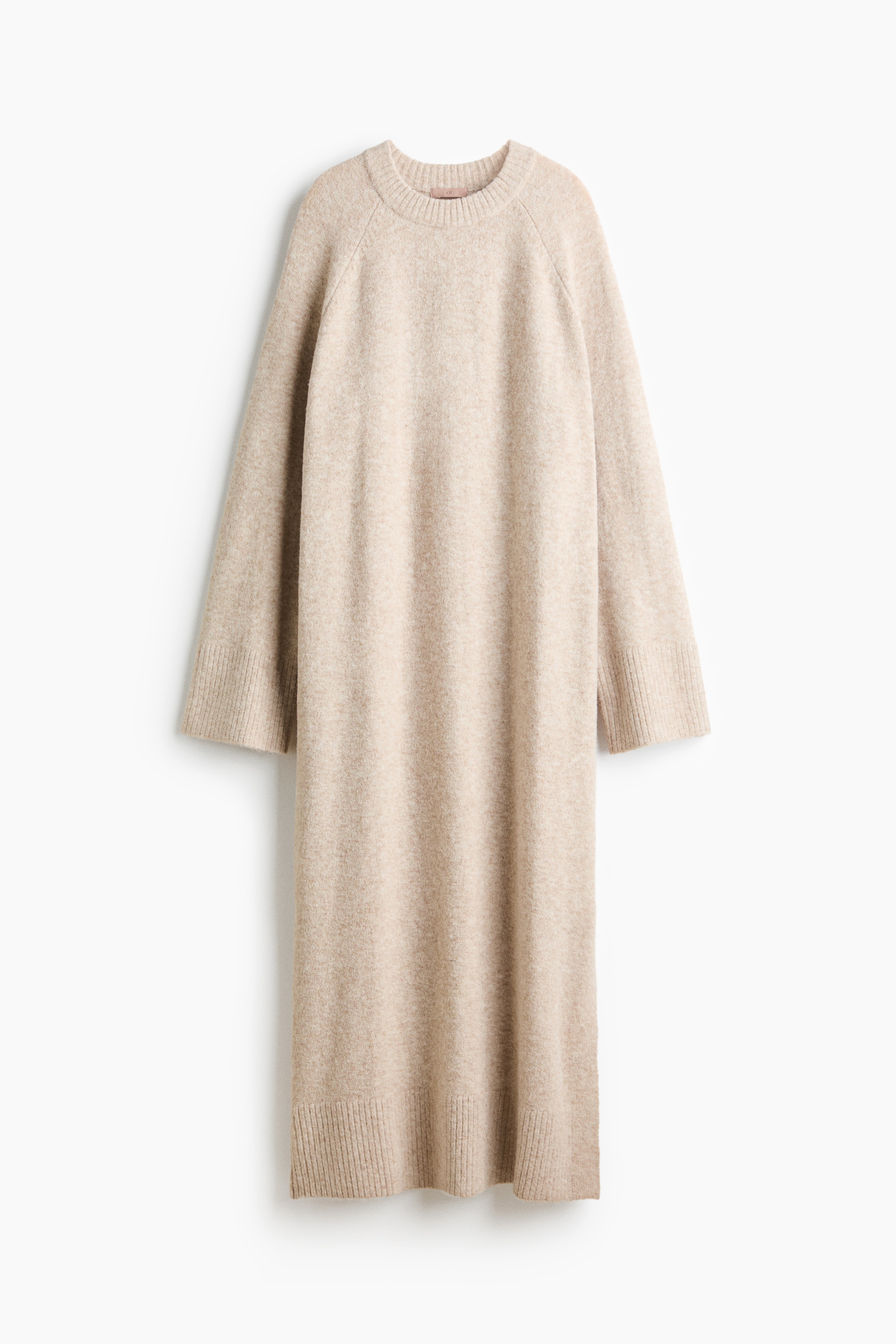Knit Maxi Dress - Light dusty beige