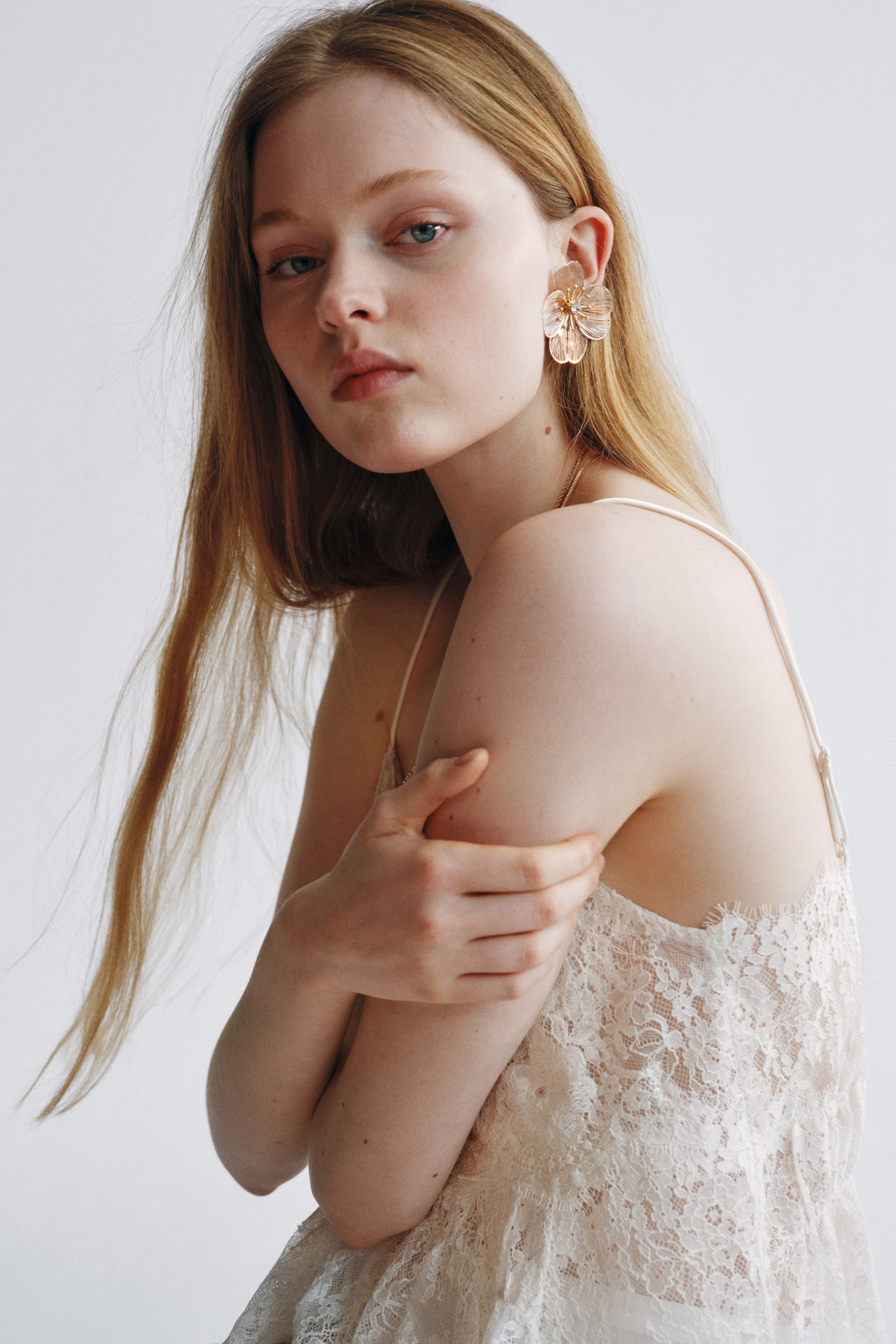 Boucles d'oreilles en forme de fleur