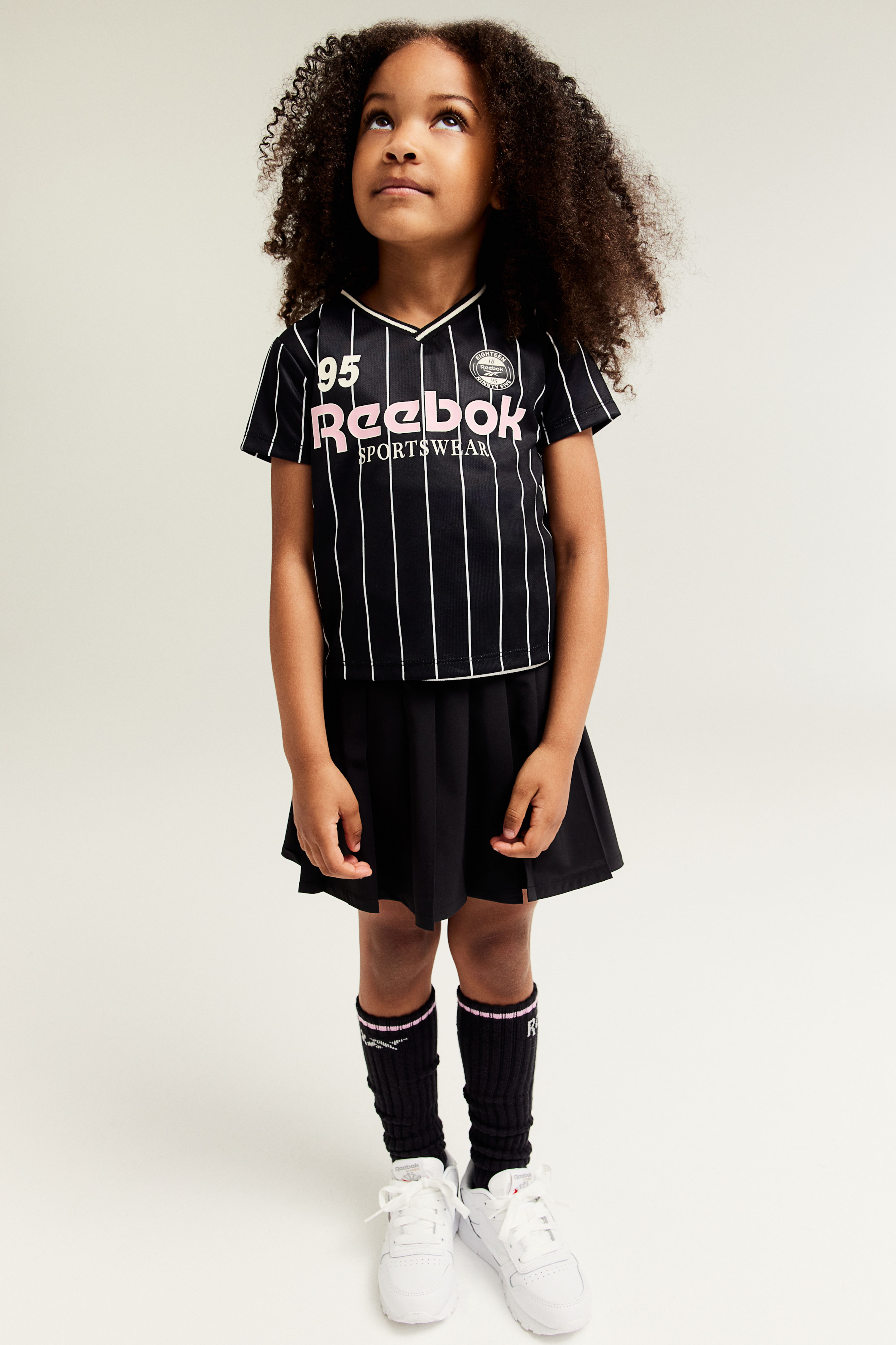 Maglia da calcio stampata Nero Reebok BAMBINO H M IT