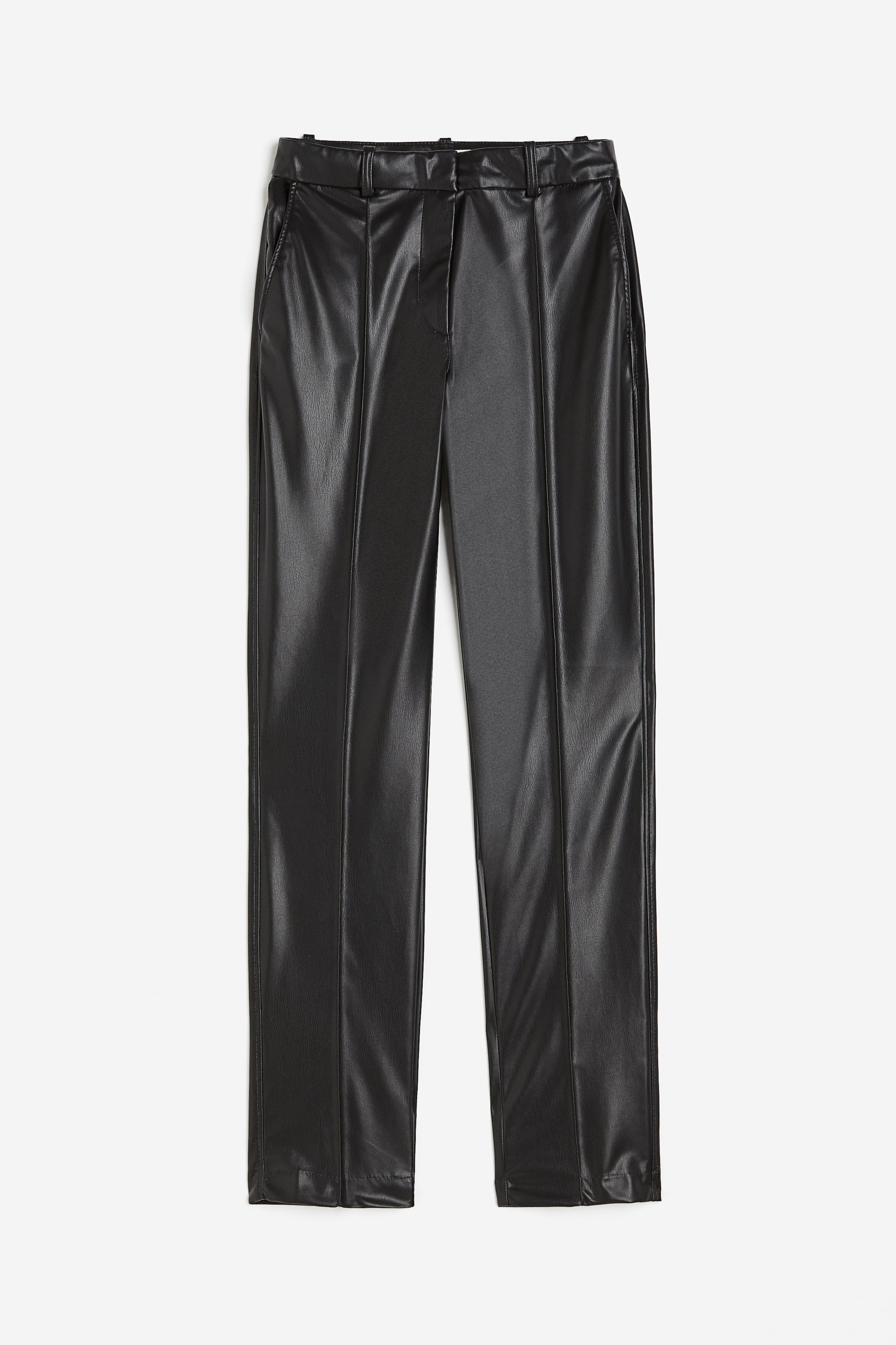 Slim Coated Pants