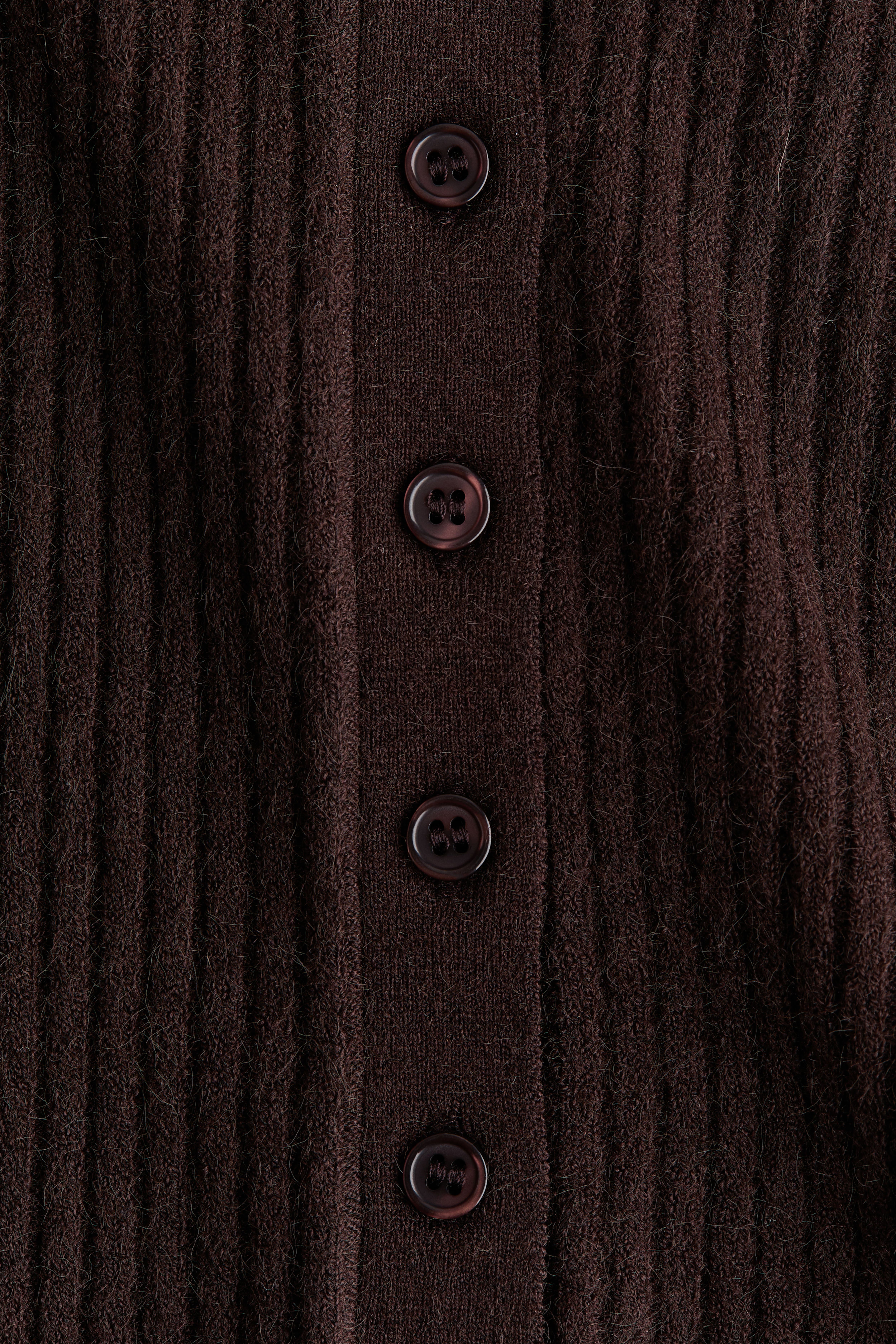 Rib-Knit Mock Turtleneck Sweater