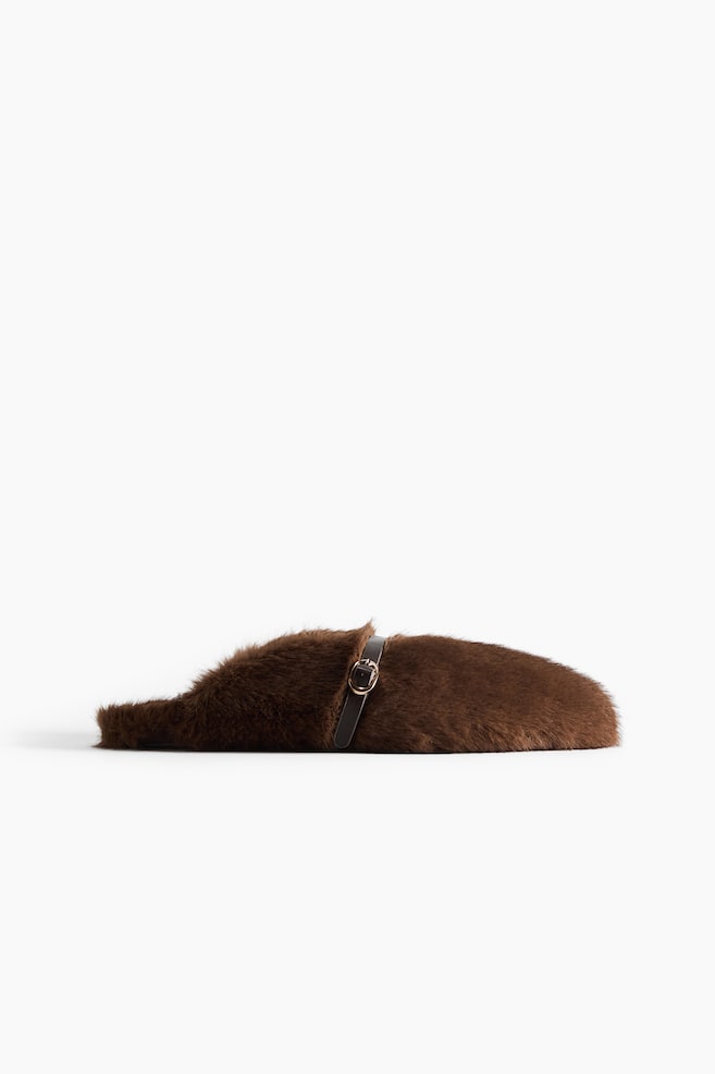Tofflor - Brun/Mörkgrå - 1