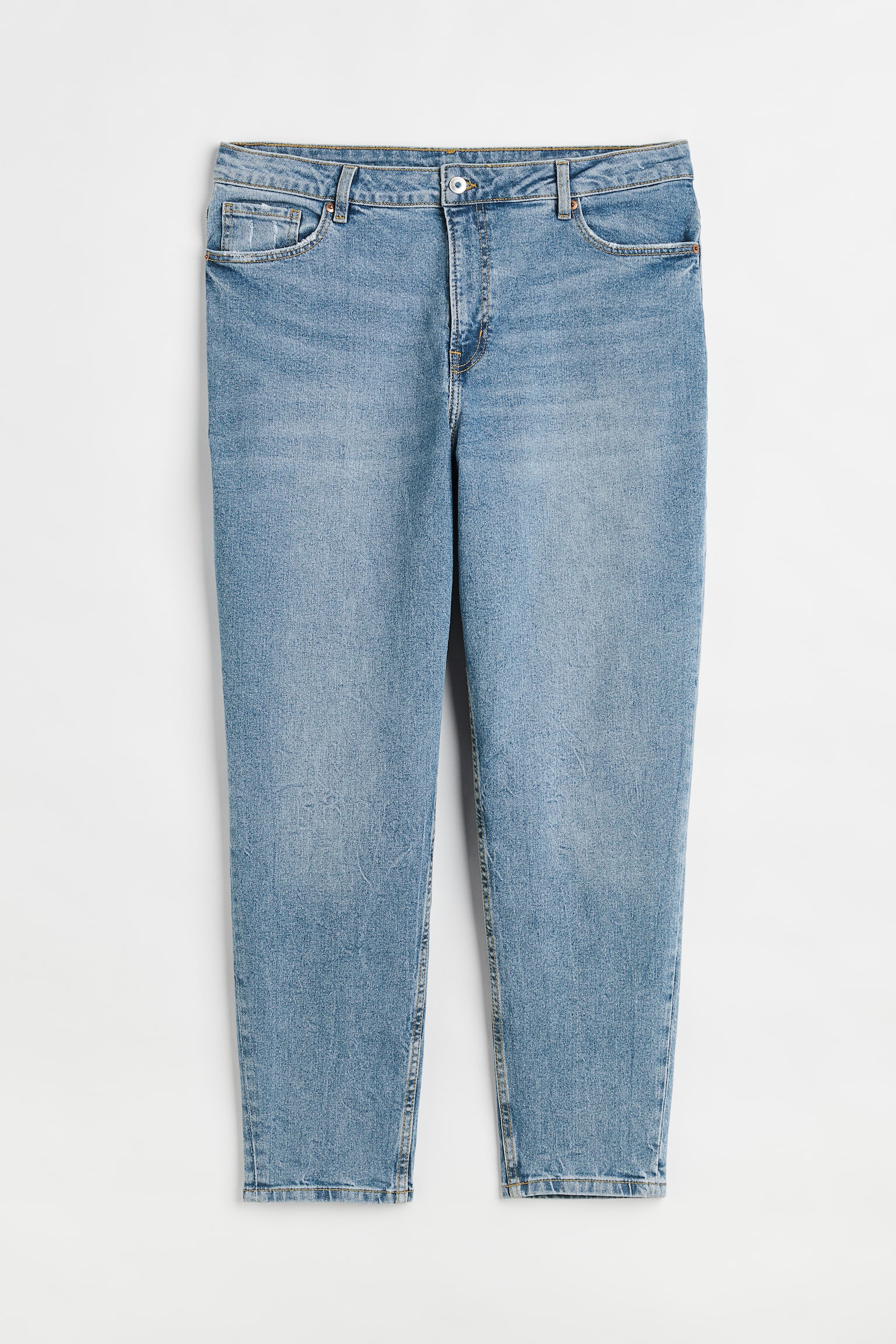 Mom Loose Fit High Ankle Jeans - Denim blue/Light denim blue - 1