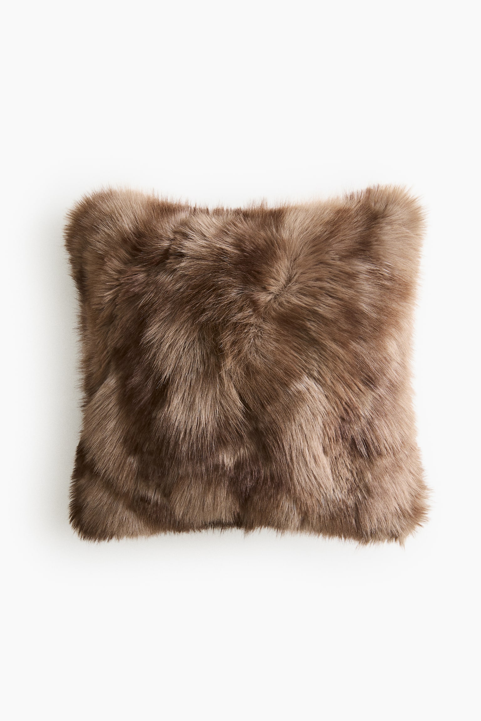 Fluffy cushion cover - Dark mole