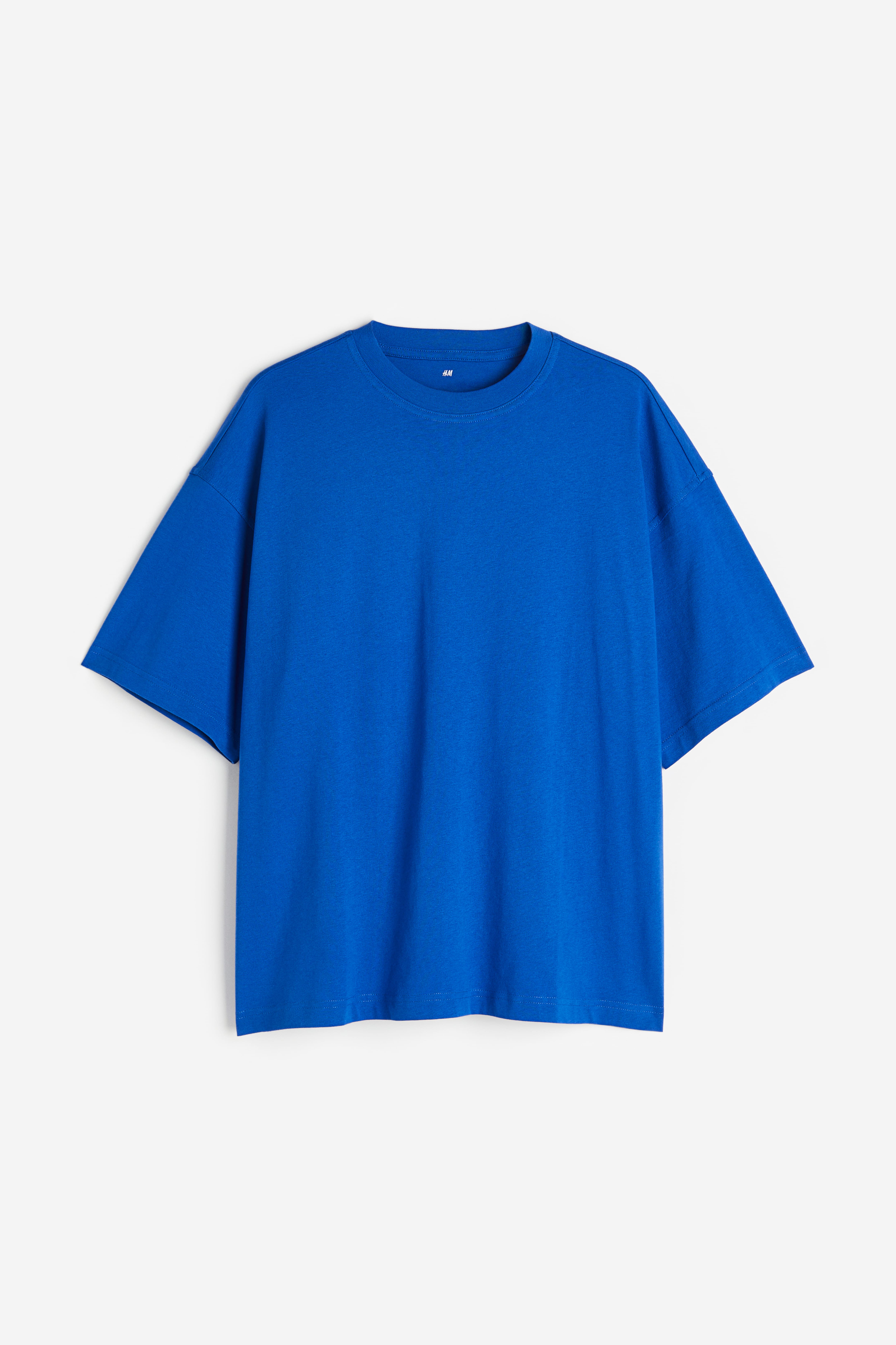 H and m blue shirt best sale