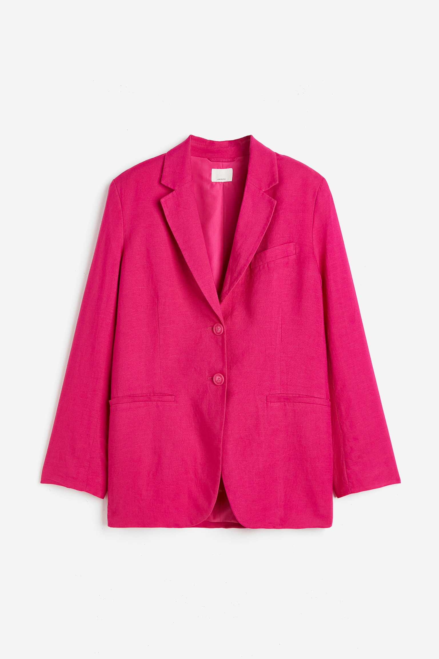 Single Breasted Blazer - Cerise/Green/Purple - 1