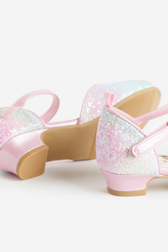 Glittery shoes - Pink/Disney Princesses/Silver-coloured/Frozen - 3
