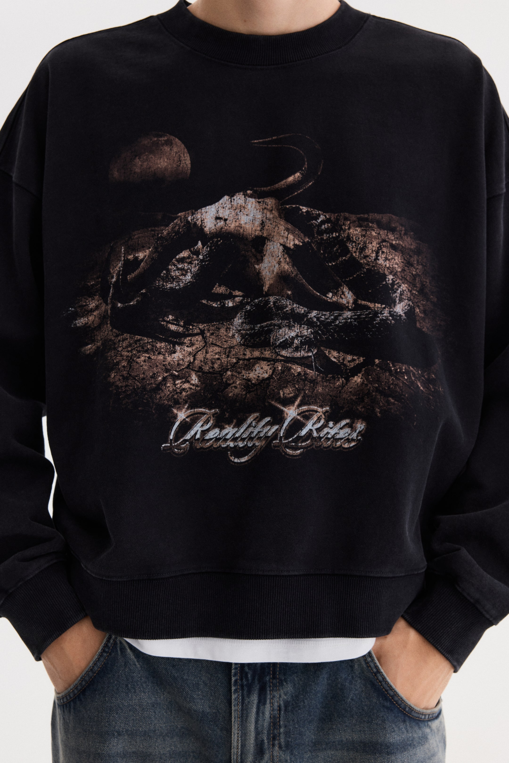 Мужские худи H&M Oversized Sweatshirt — фото 4