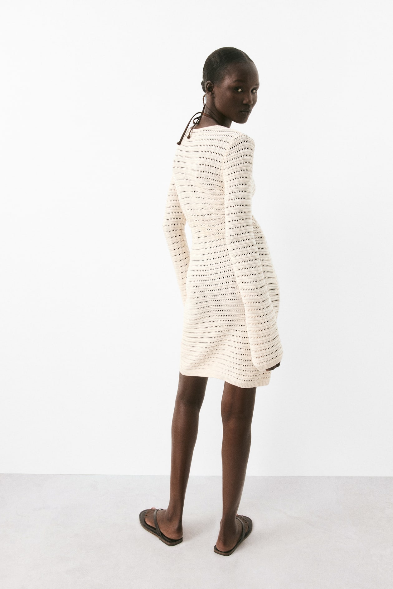 Pointelle-Knit Dress - image 2