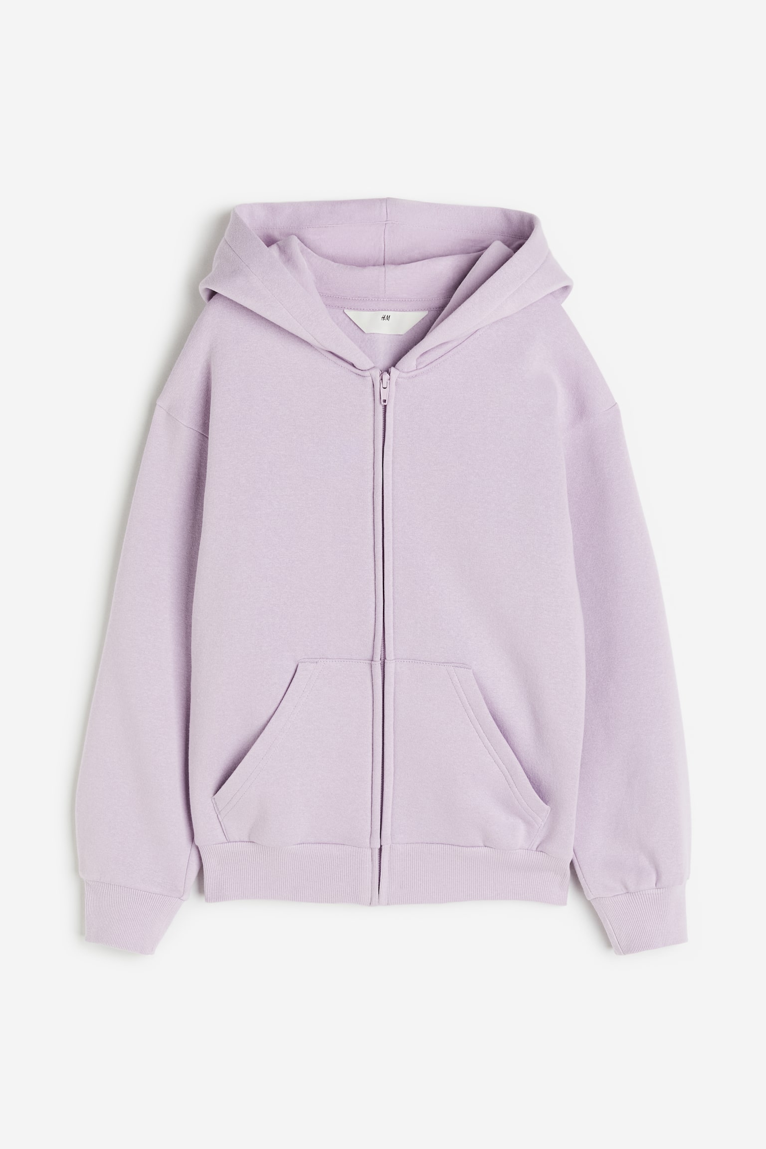 Oversize Zip Up Hoodie - Lilac/Black/Light dusty blue/Light grey marle/Light grey marle - 1