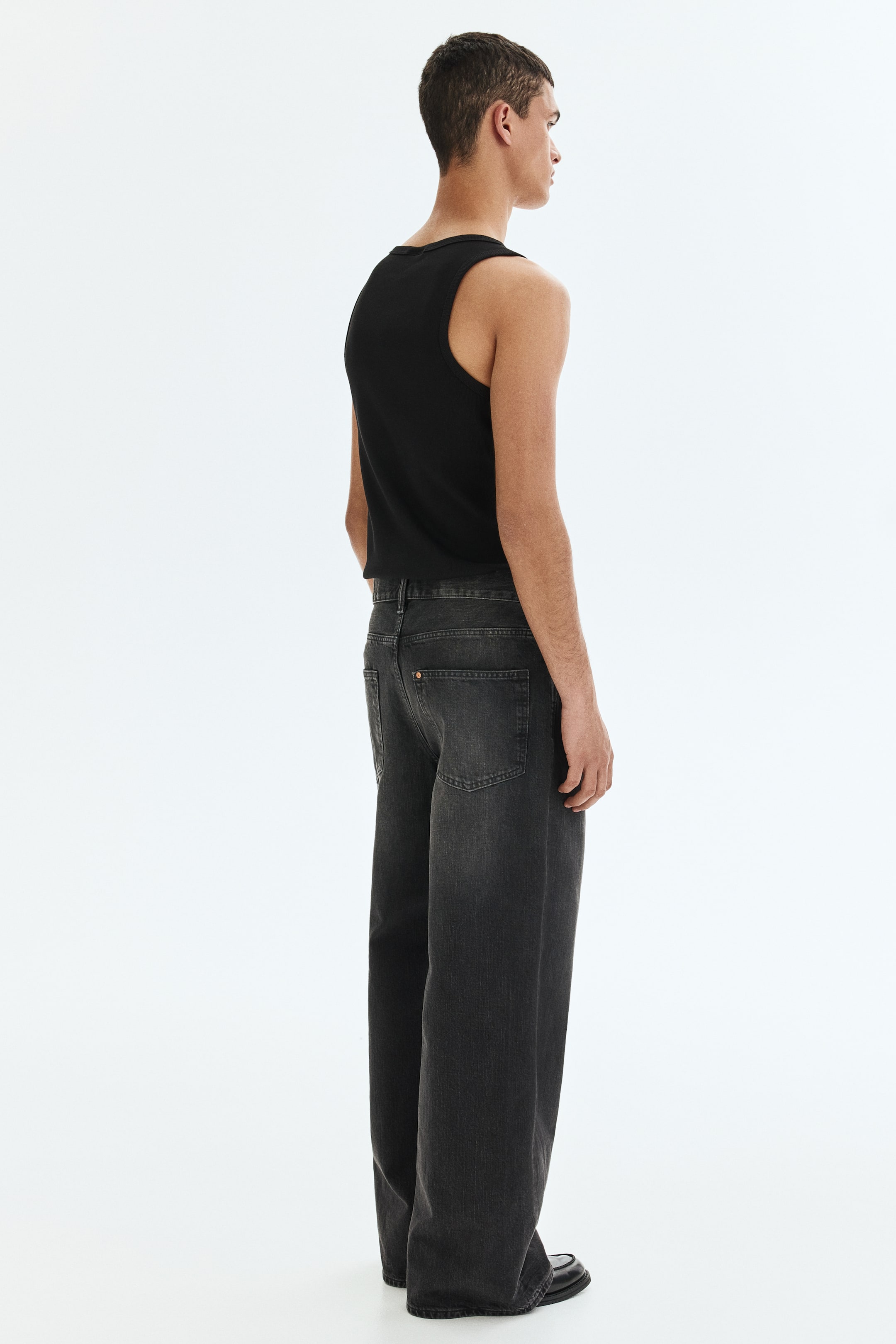 Мужские топы H&M Slim-Fit Ribbed Tank Top — фото 6
