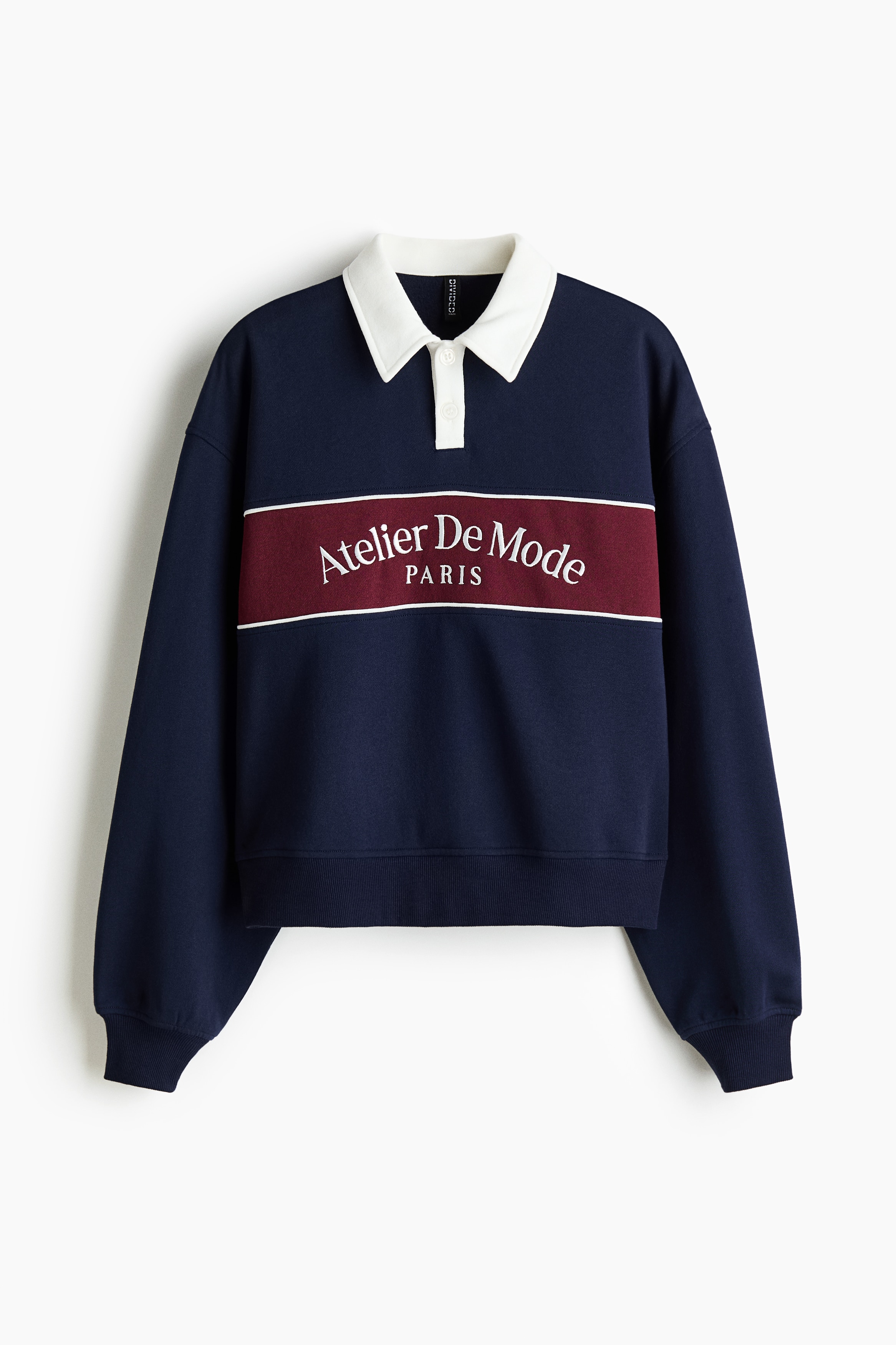 Rugby shirt - Navy blue/Atelier de Mode/Red/Blue striped/White/Athletic