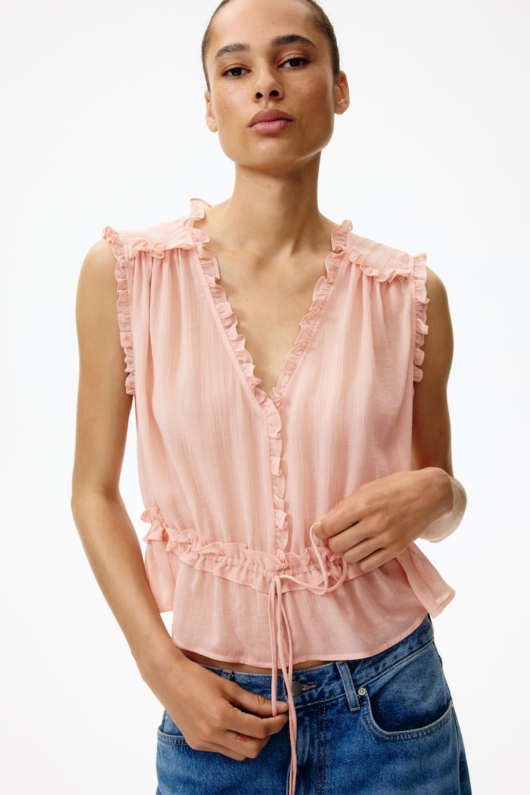 Bluza od liocela sa rišićima