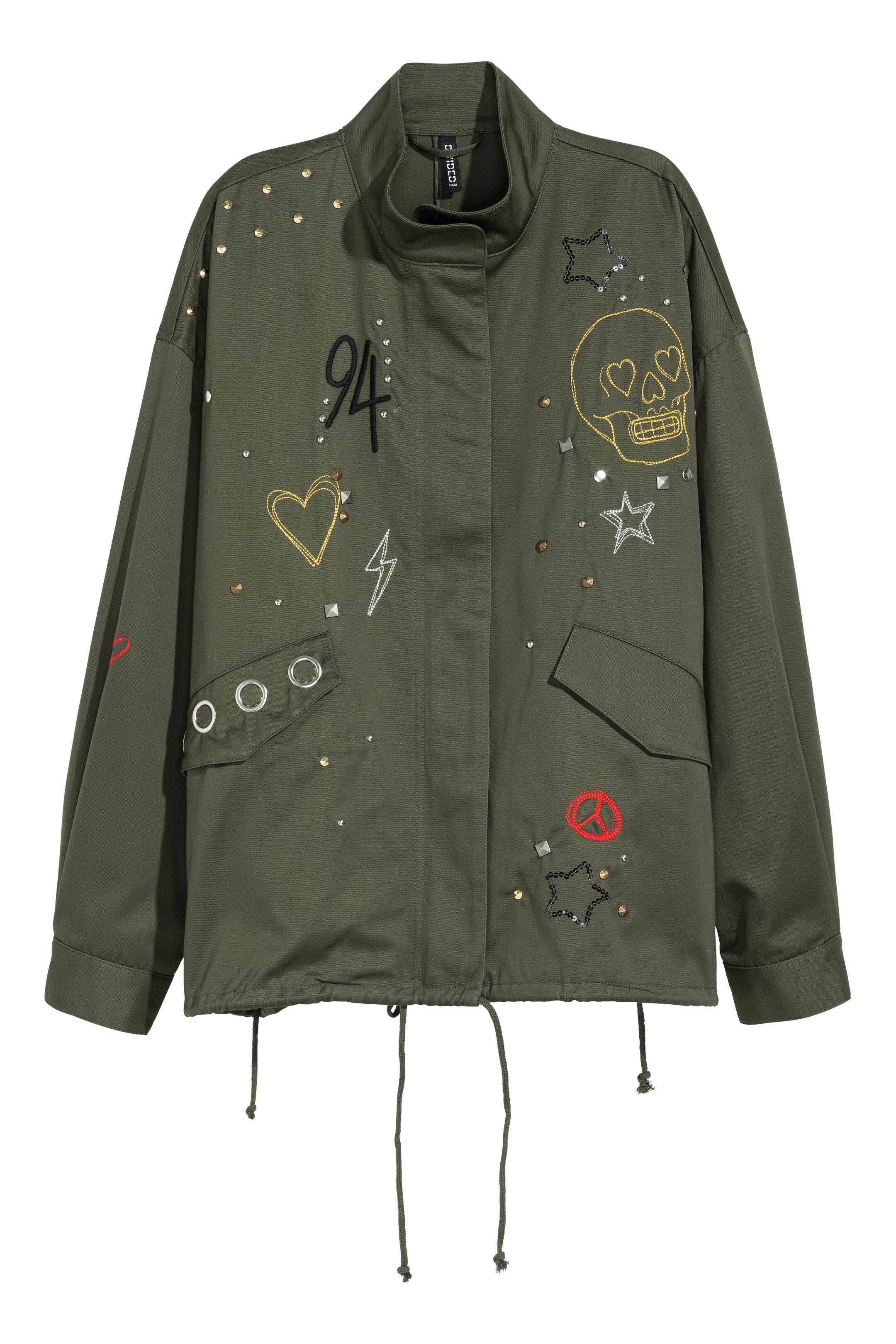 View larger image: Short parka - Khaki green - Ladies | H&M GB 1