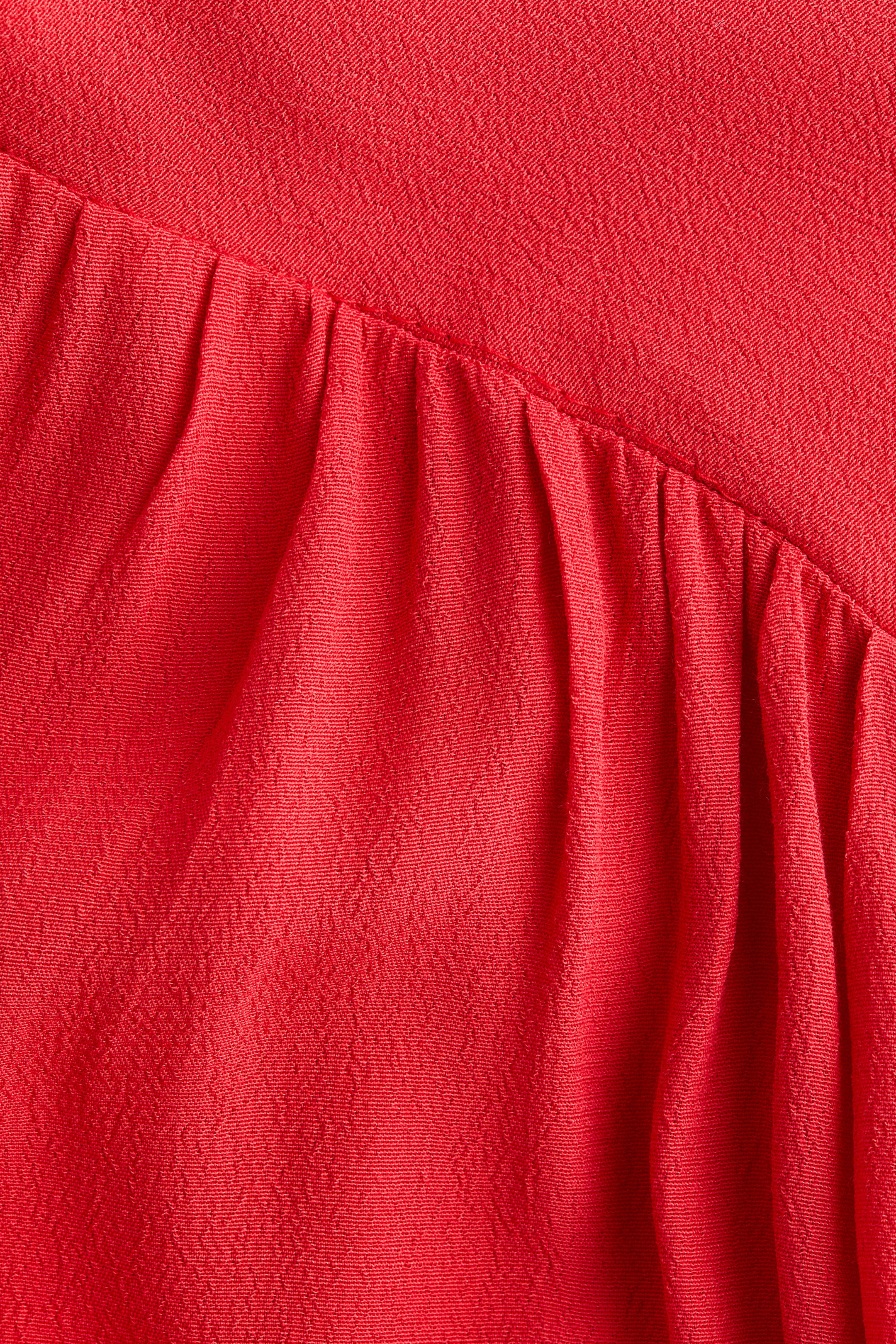 Draped One-Shoulder Dress