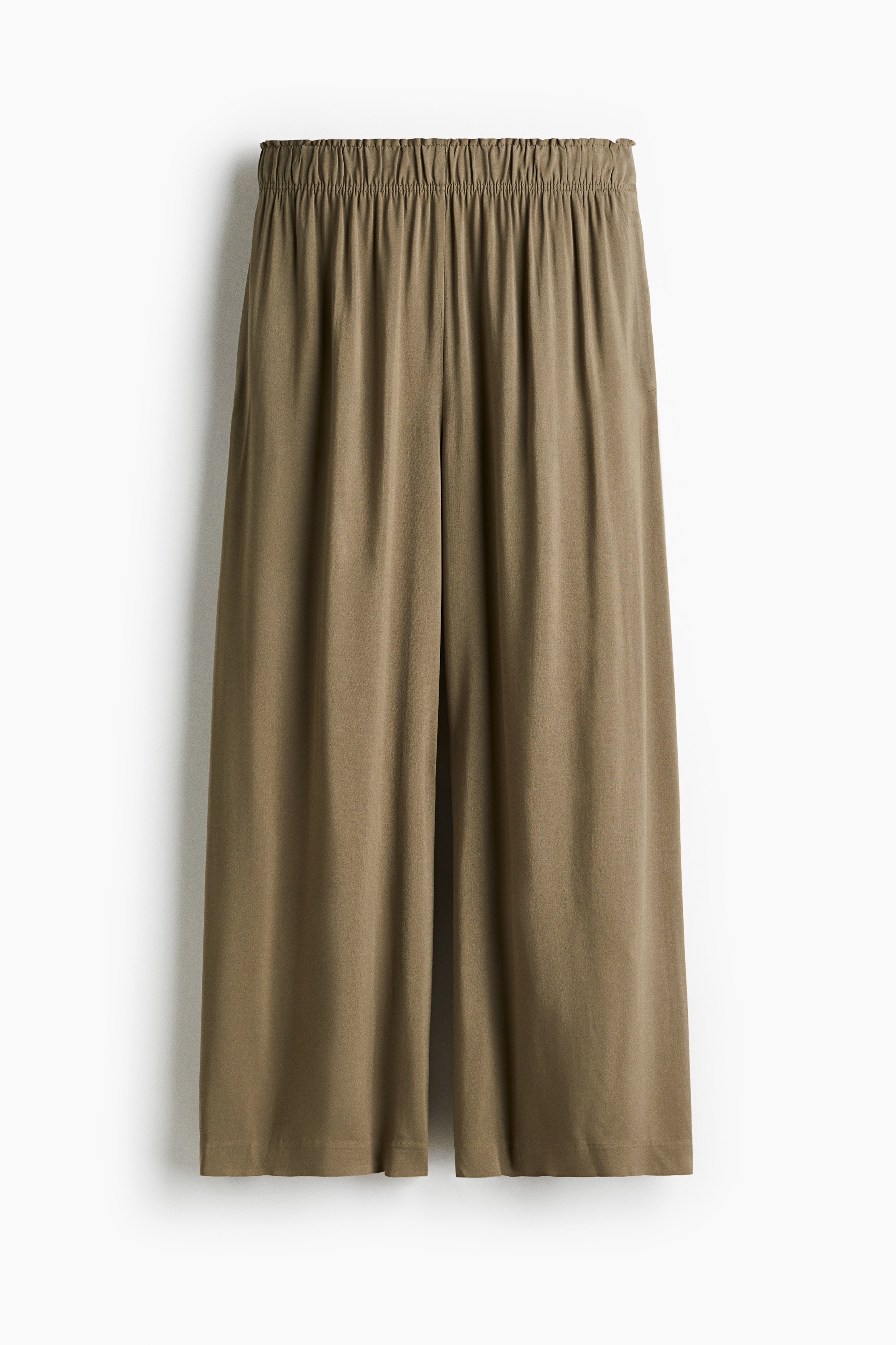 Viscose Culottes - Green beige/Black/Pattern