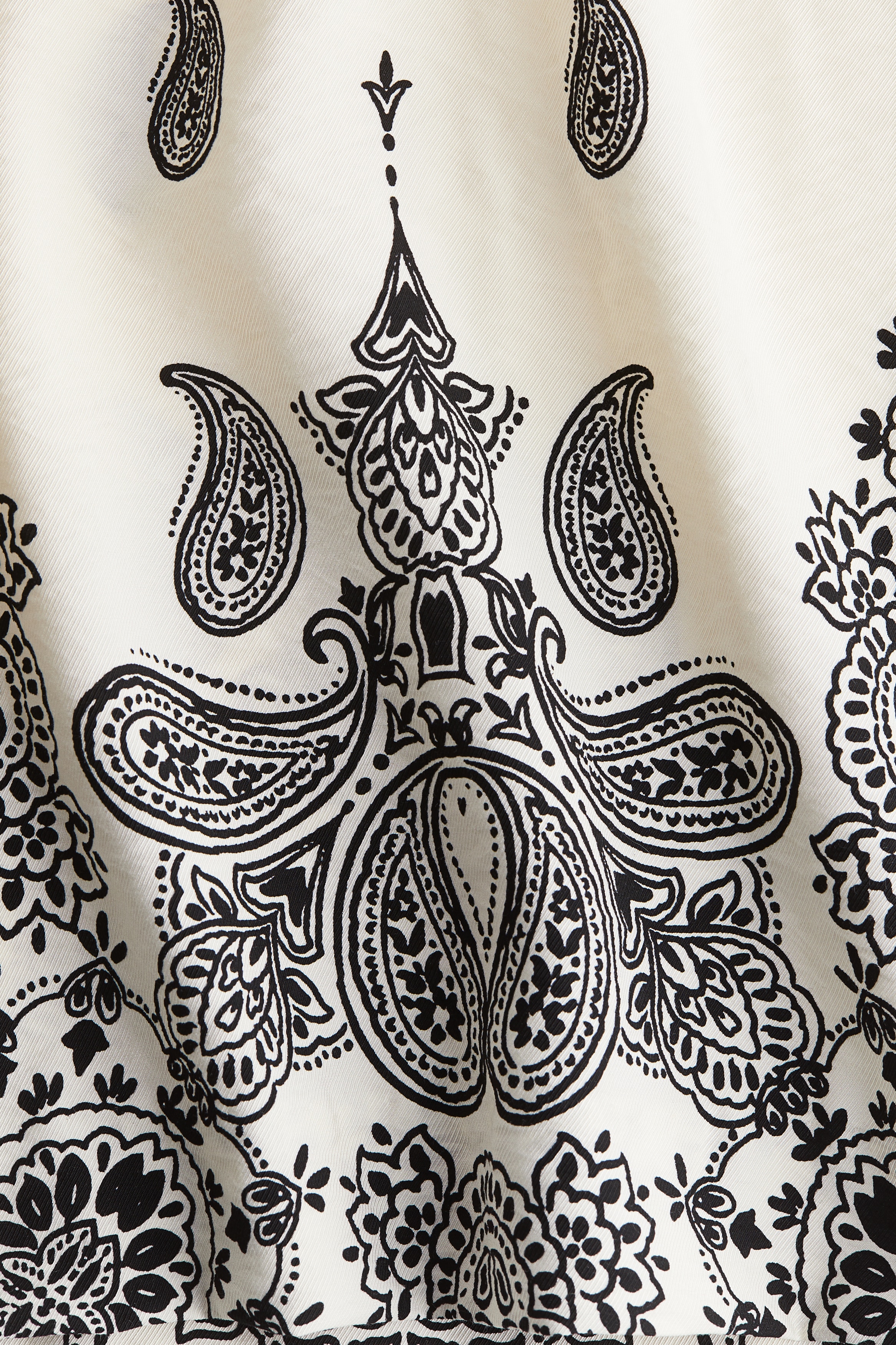 Patterned twill trousers