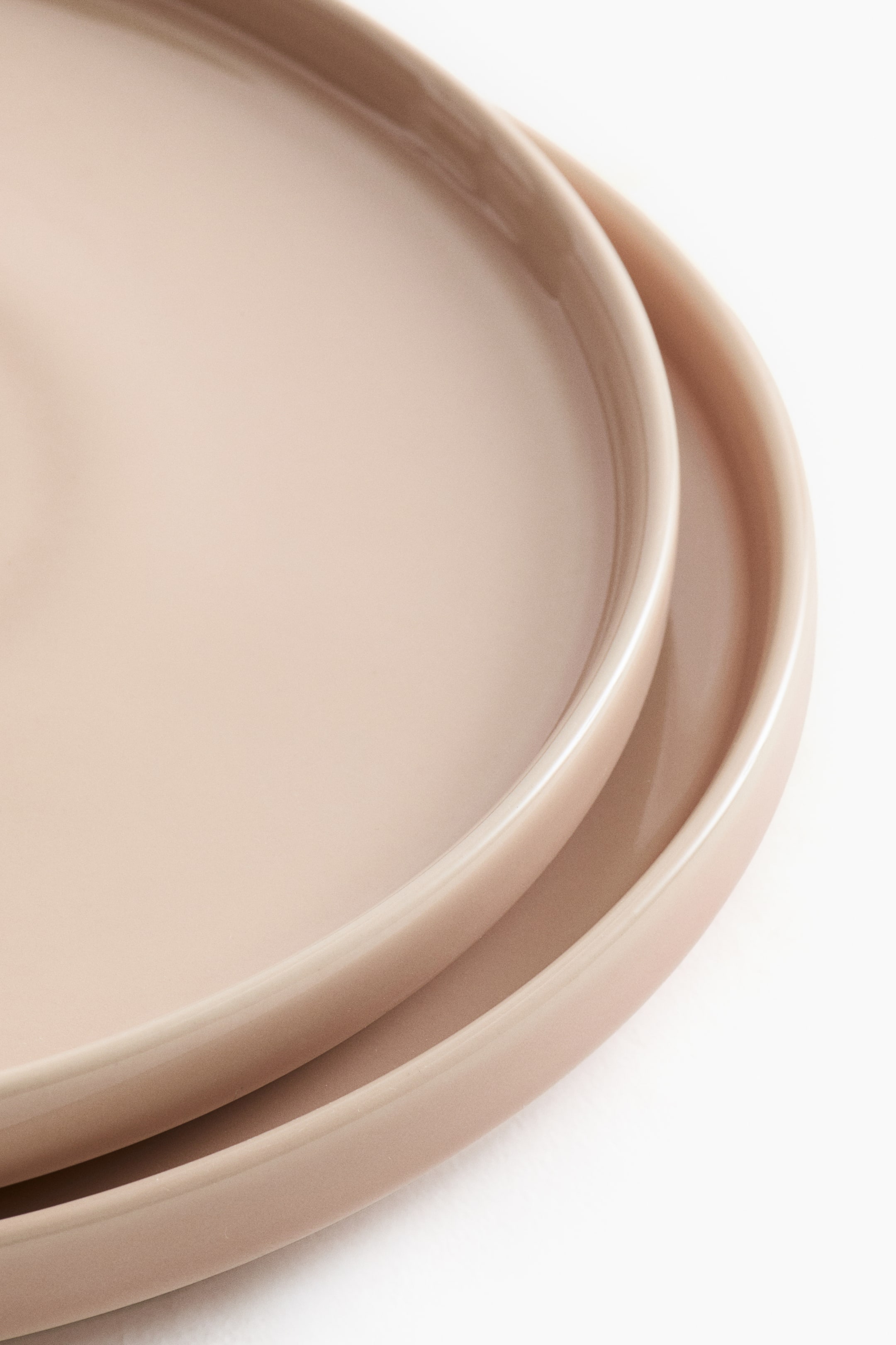 View larger image: 2-pack stoneware dinner plates - Light pink - Home All | H&M GB 4