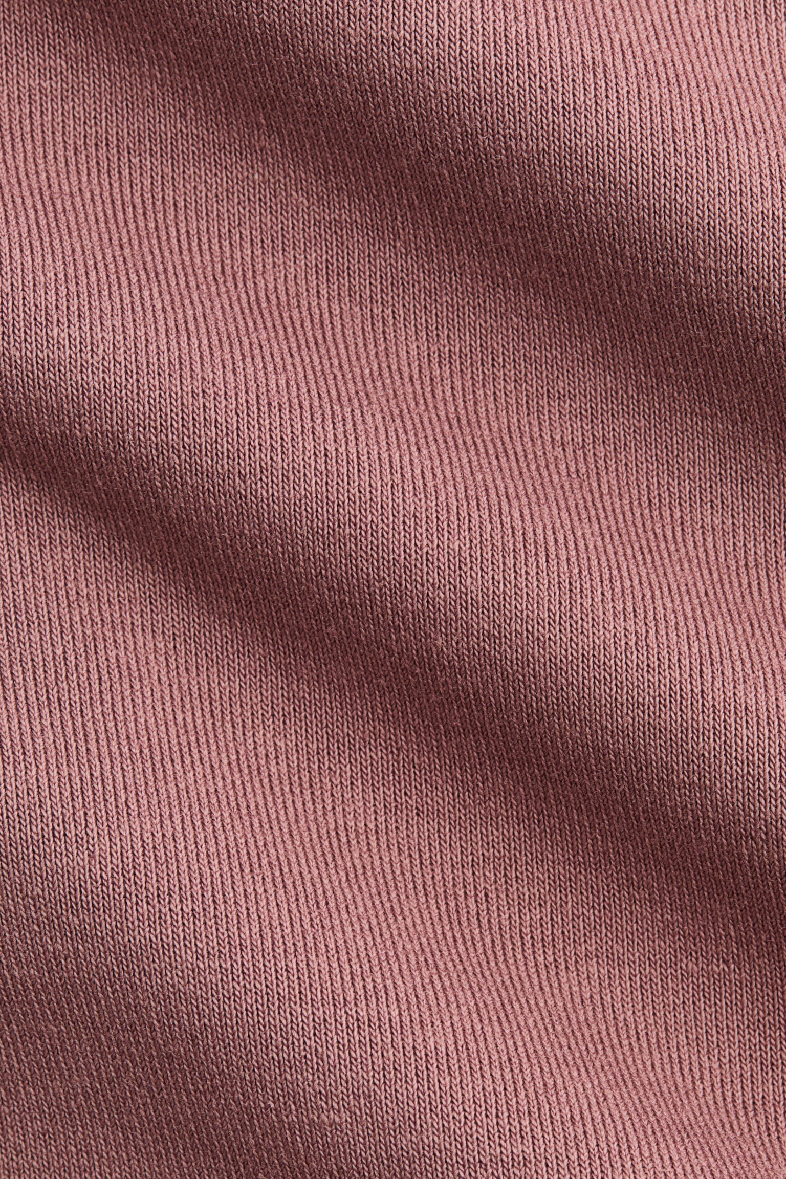 Short zip-through hoodie - Dark dusty pink/Black/Dark brown/Light grey marl - 4