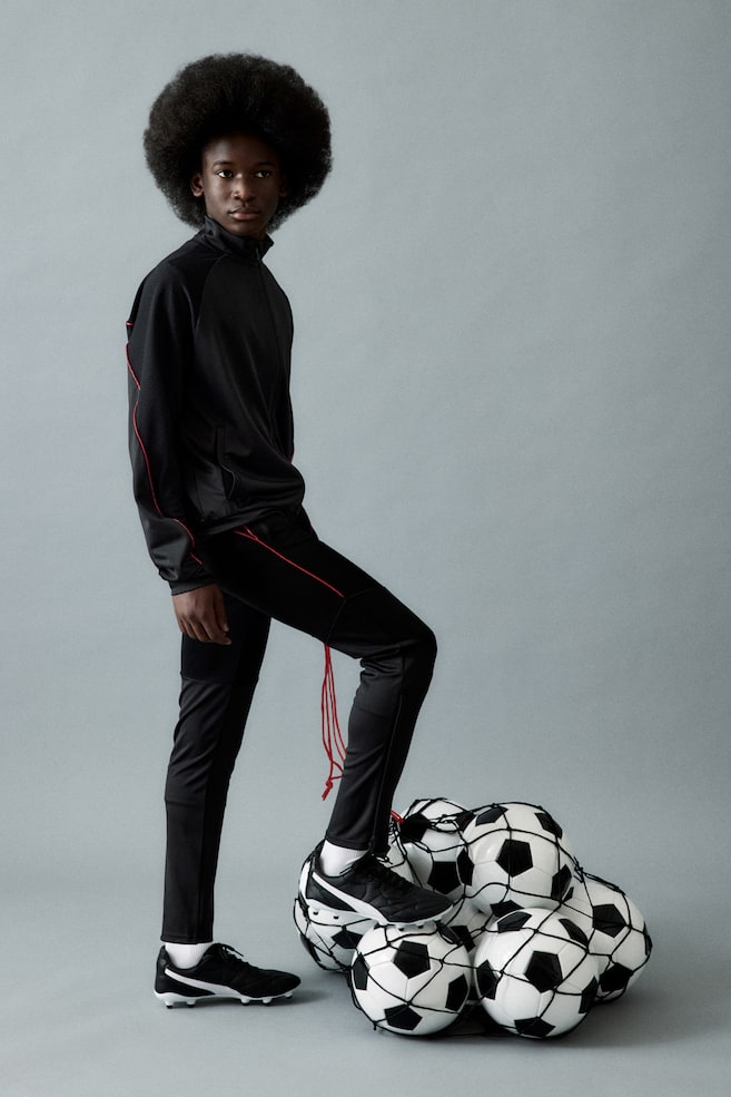 Regular Fit Football pants with DryMove™ - Black - 2