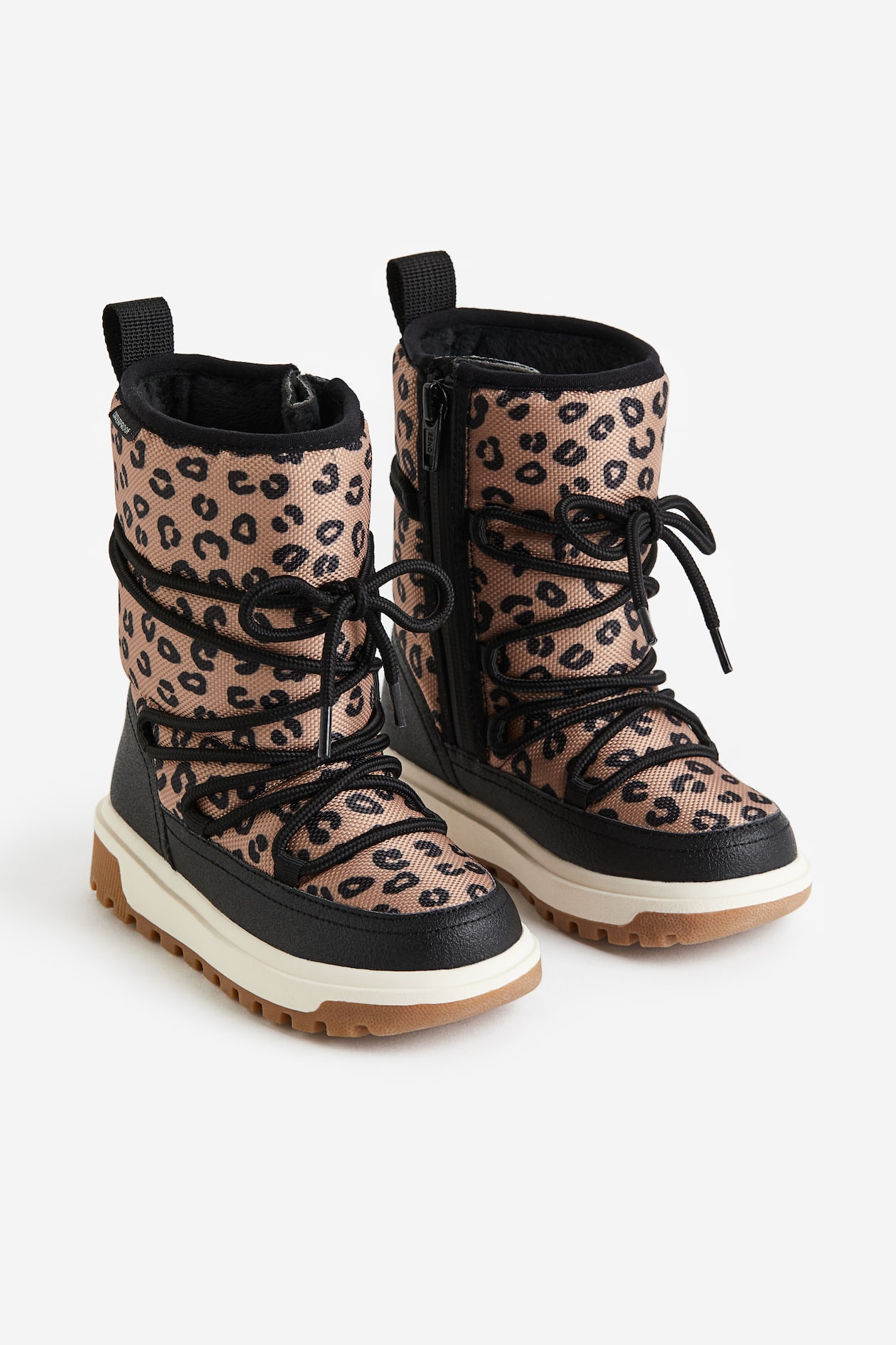 Beige/leopard print Waterproof Boots for kids H&M CA