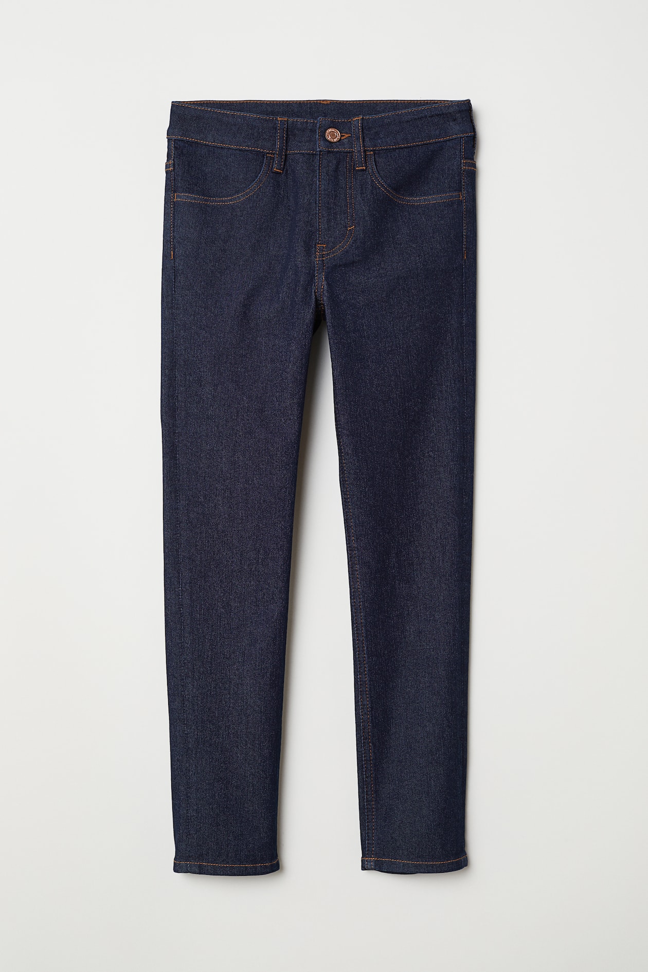 Skinny Fit Jeans - Regular waist - Long - Dark blue - Kids | H&M US