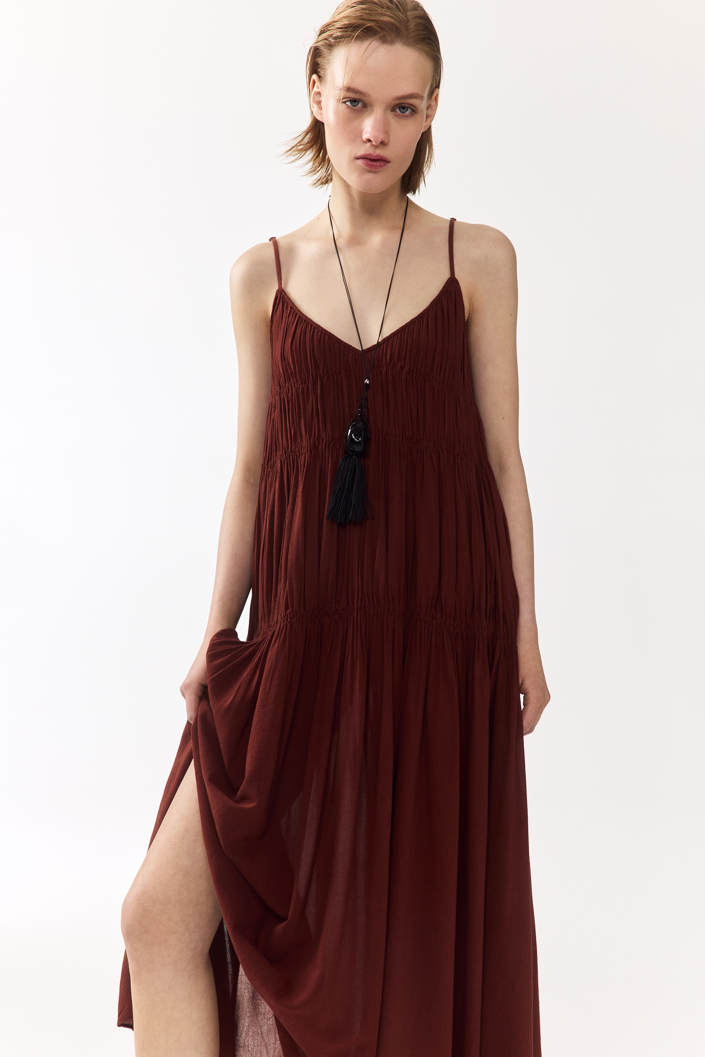 Pleated Dresses | Midi, Wedding Guest & Chiffon | H&M US