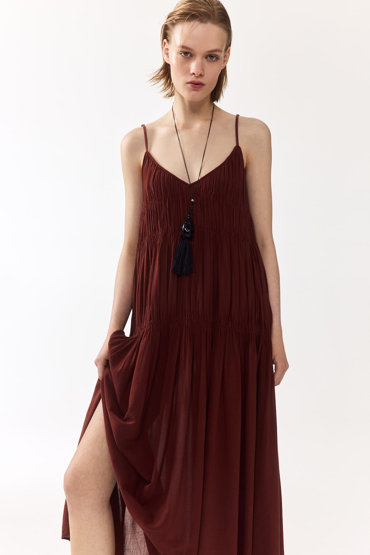 Smocked Strappy Dress - image 3