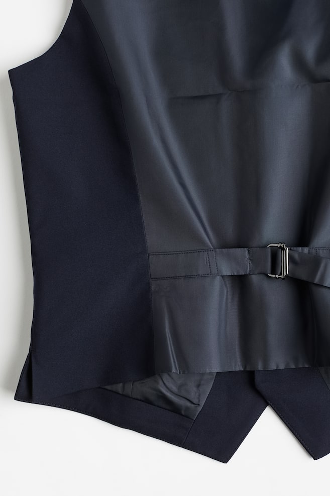 Slim Fit Suit waistcoat - Navy blue/Black/Dark blue - 6