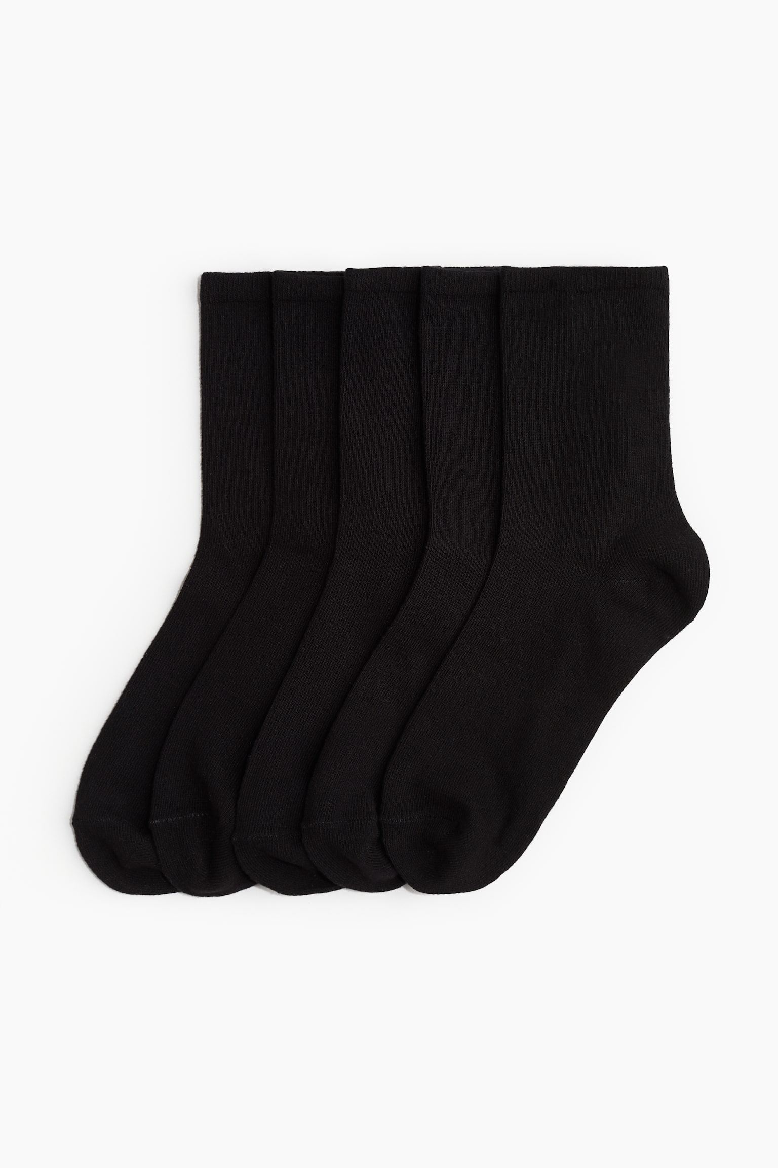 5-pack socks - Black/White - 3