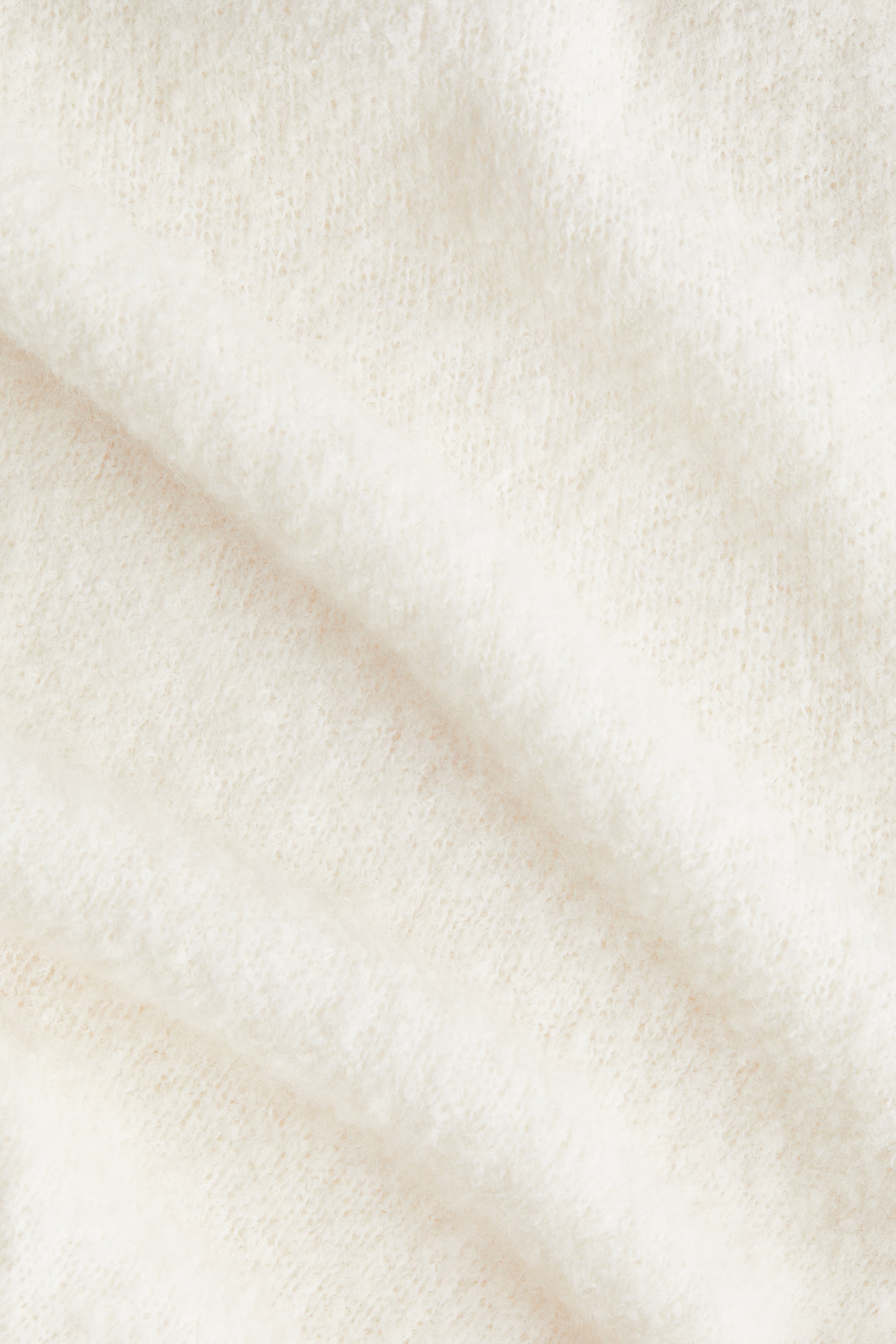 Grotere afbeelding bekijken: Broek van wolmix - Roomwit - DAMES | H&M NL 7