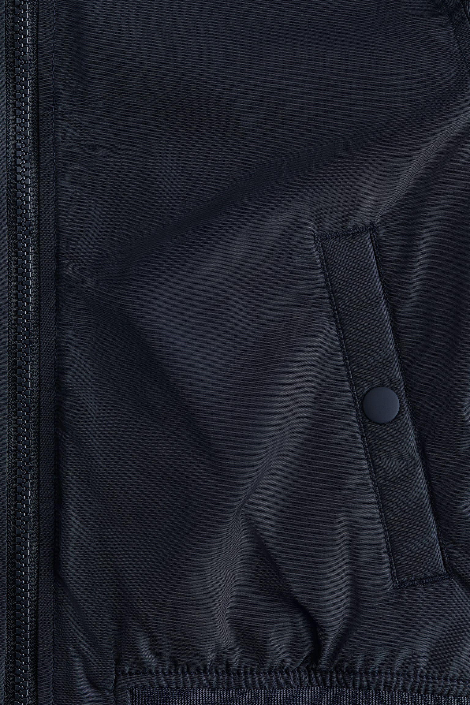 Утеплена куртка-бомбер - Темно-синій/Зелений хакі/Чорний - 5