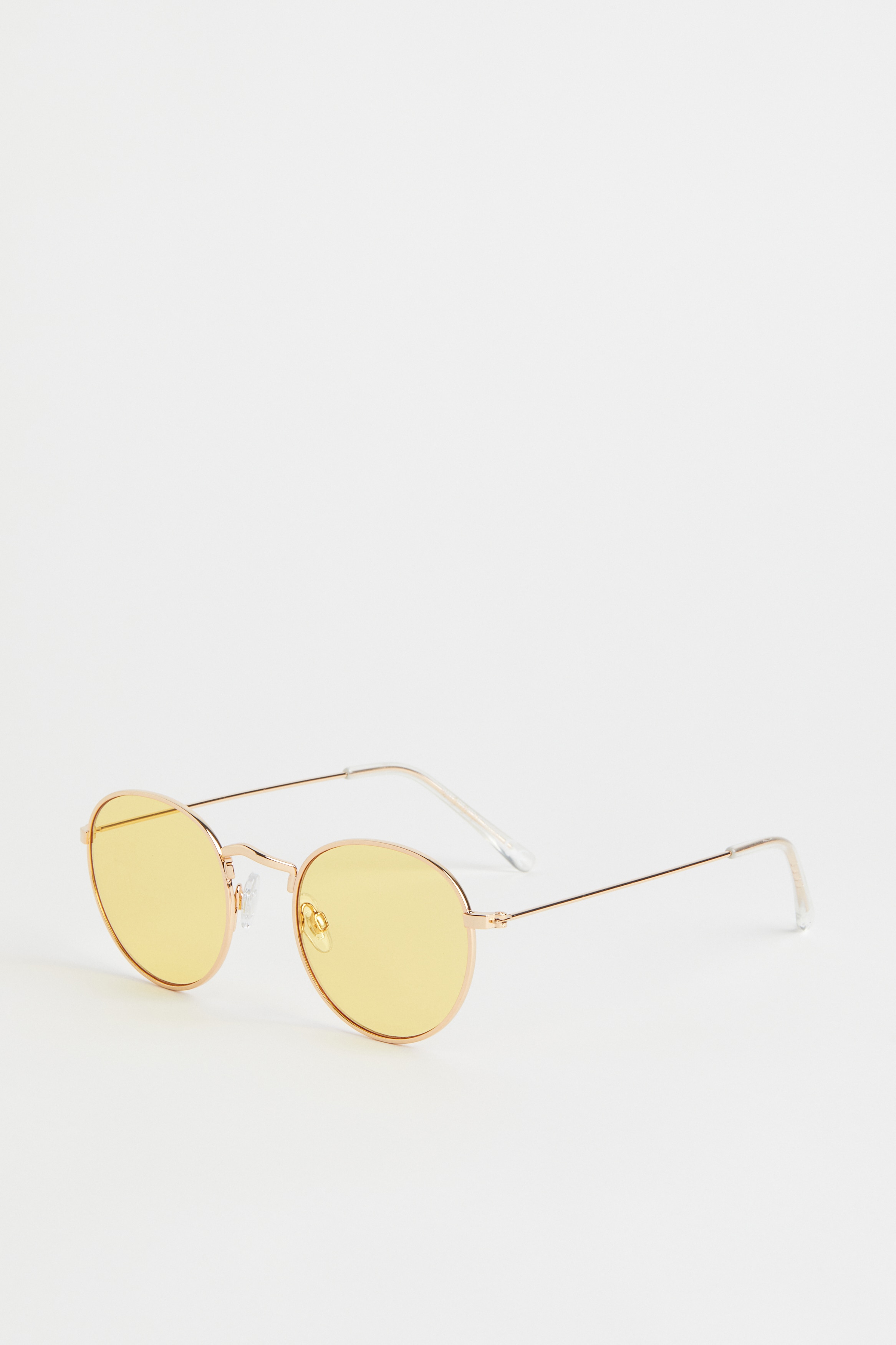 Runde Sonnenbrille - Goldfarben/Gelb - Men | H&M DE
