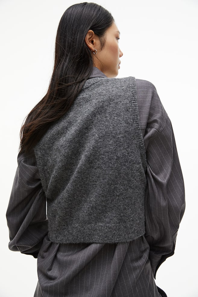Sweater vest - Dark grey - 3