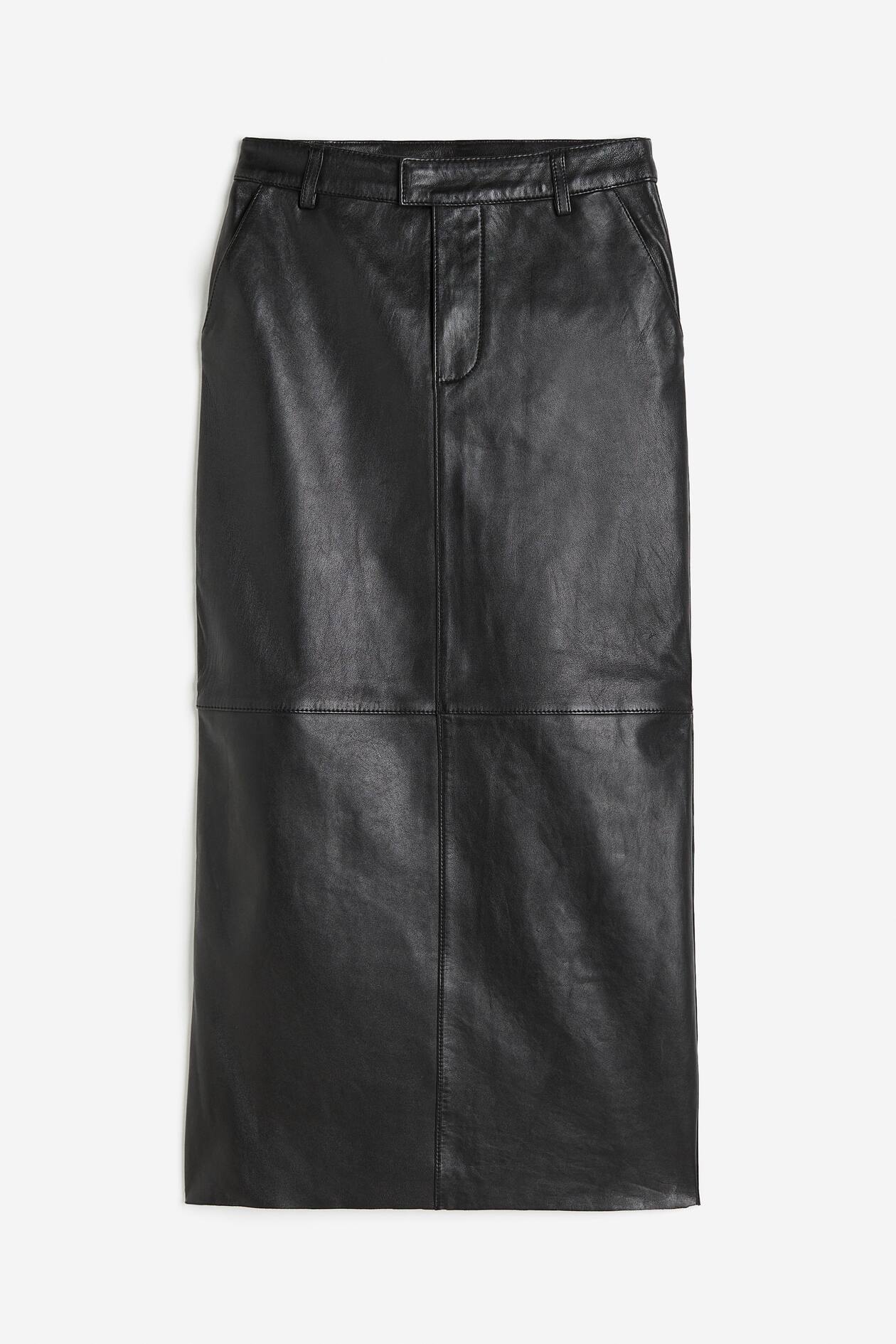 Donna H&m Gonna Lunga Nera H&m Gonna Pelle H&m Gonna