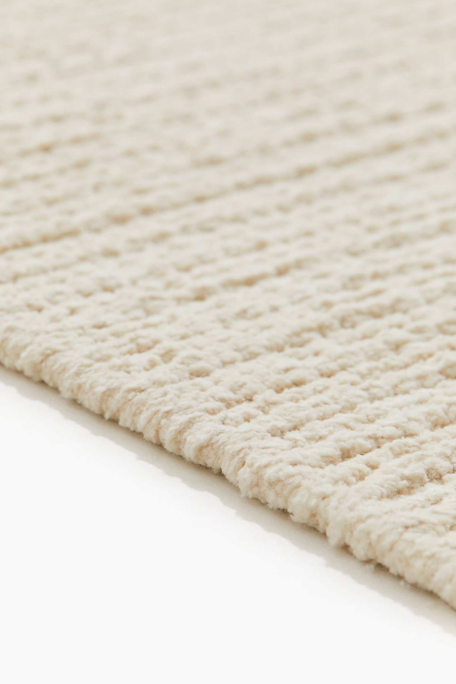 Large cotton rug - Light beige/Beige - 4