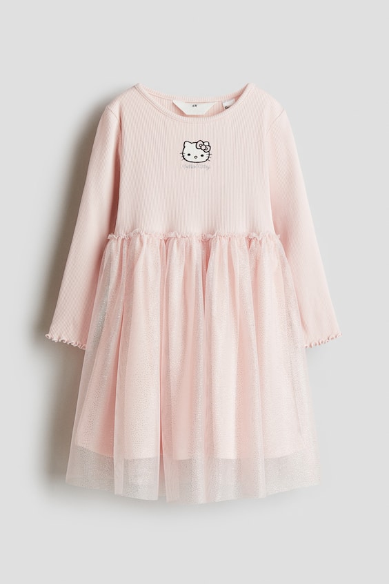 Детские платья H&M Motif-Detail Tulle Dress
