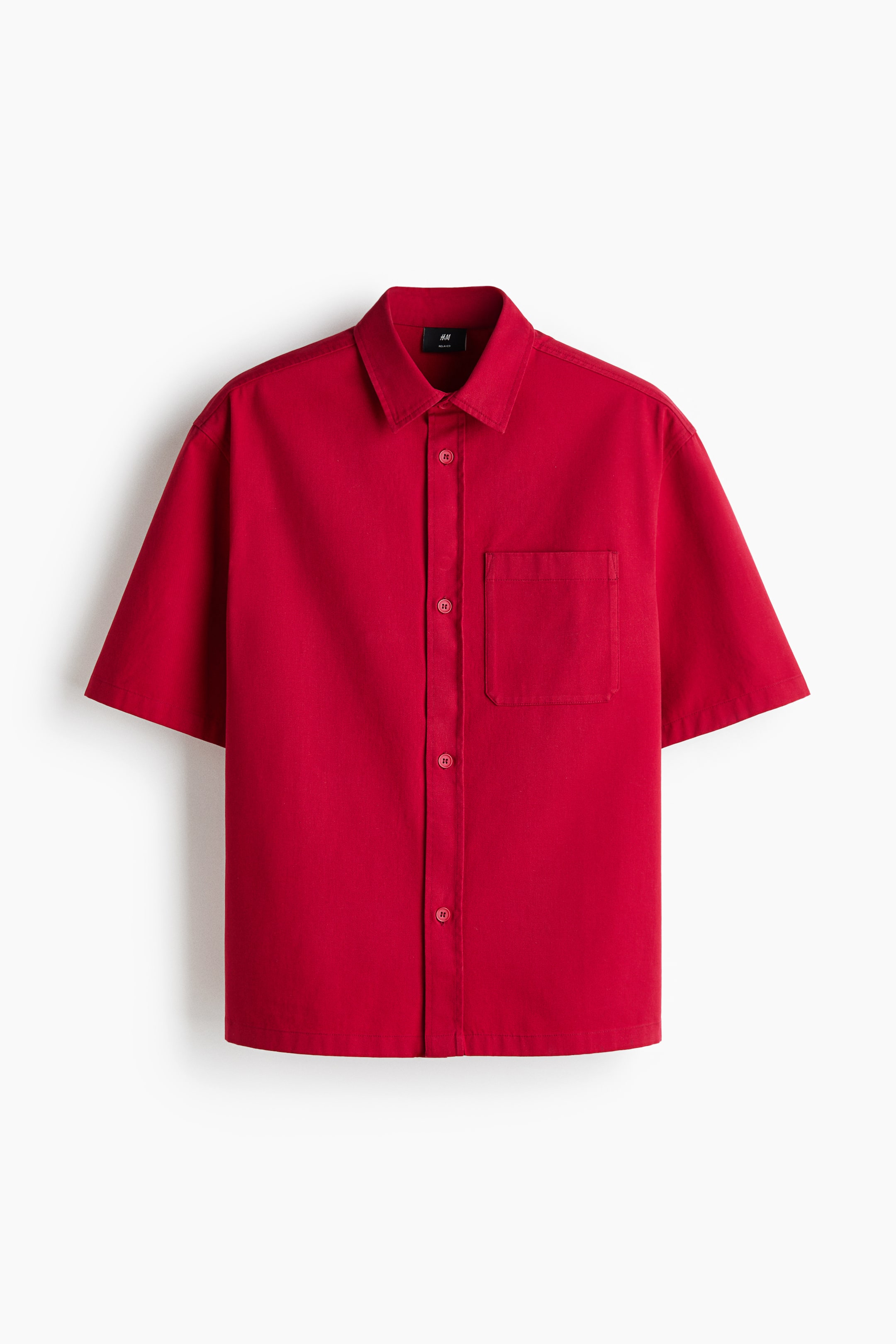 Relaxed-Fit Embroidered-Motif Cotton Shirt