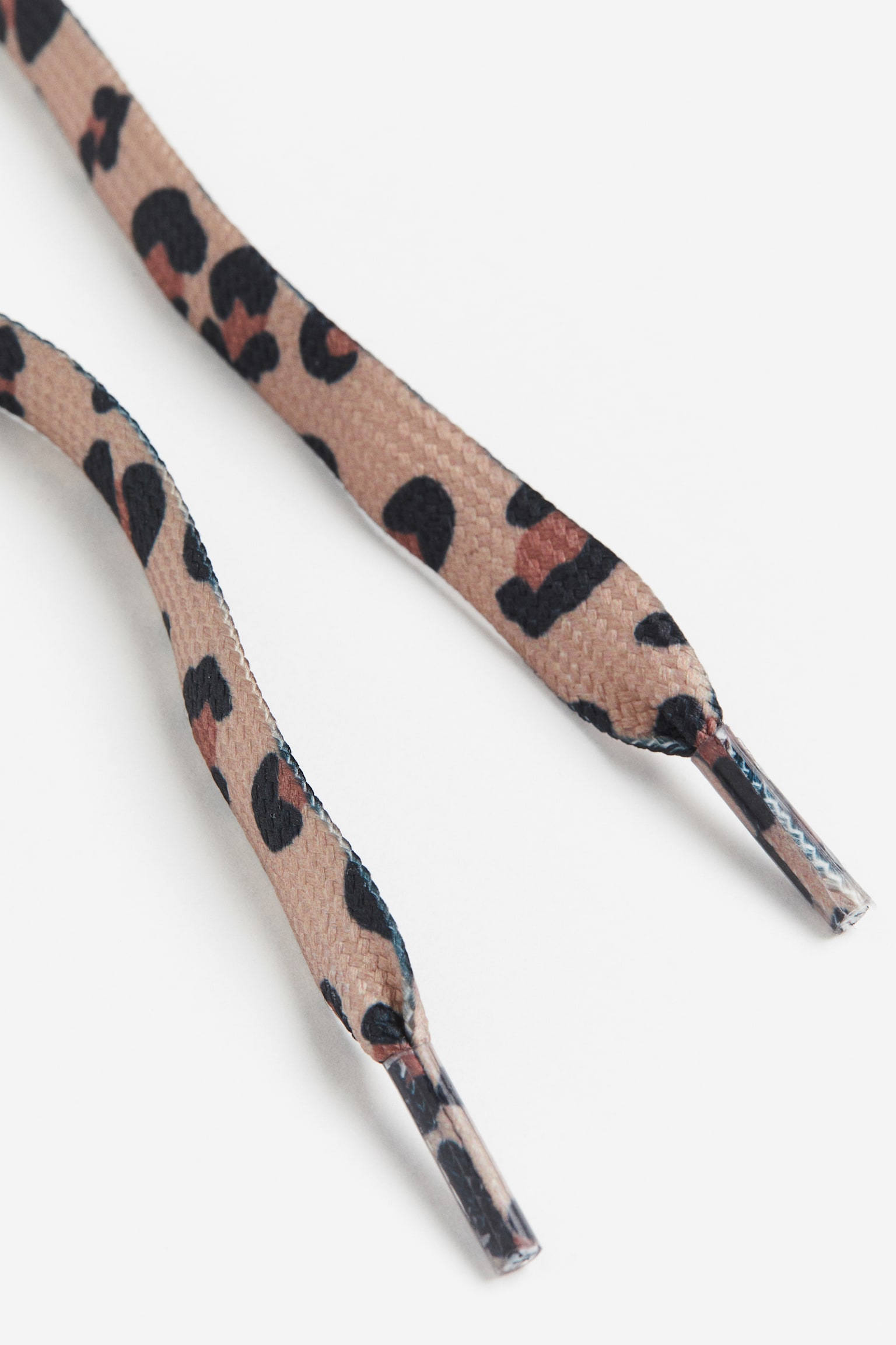 Shoe laces - Beige/Leopard print/White - 2