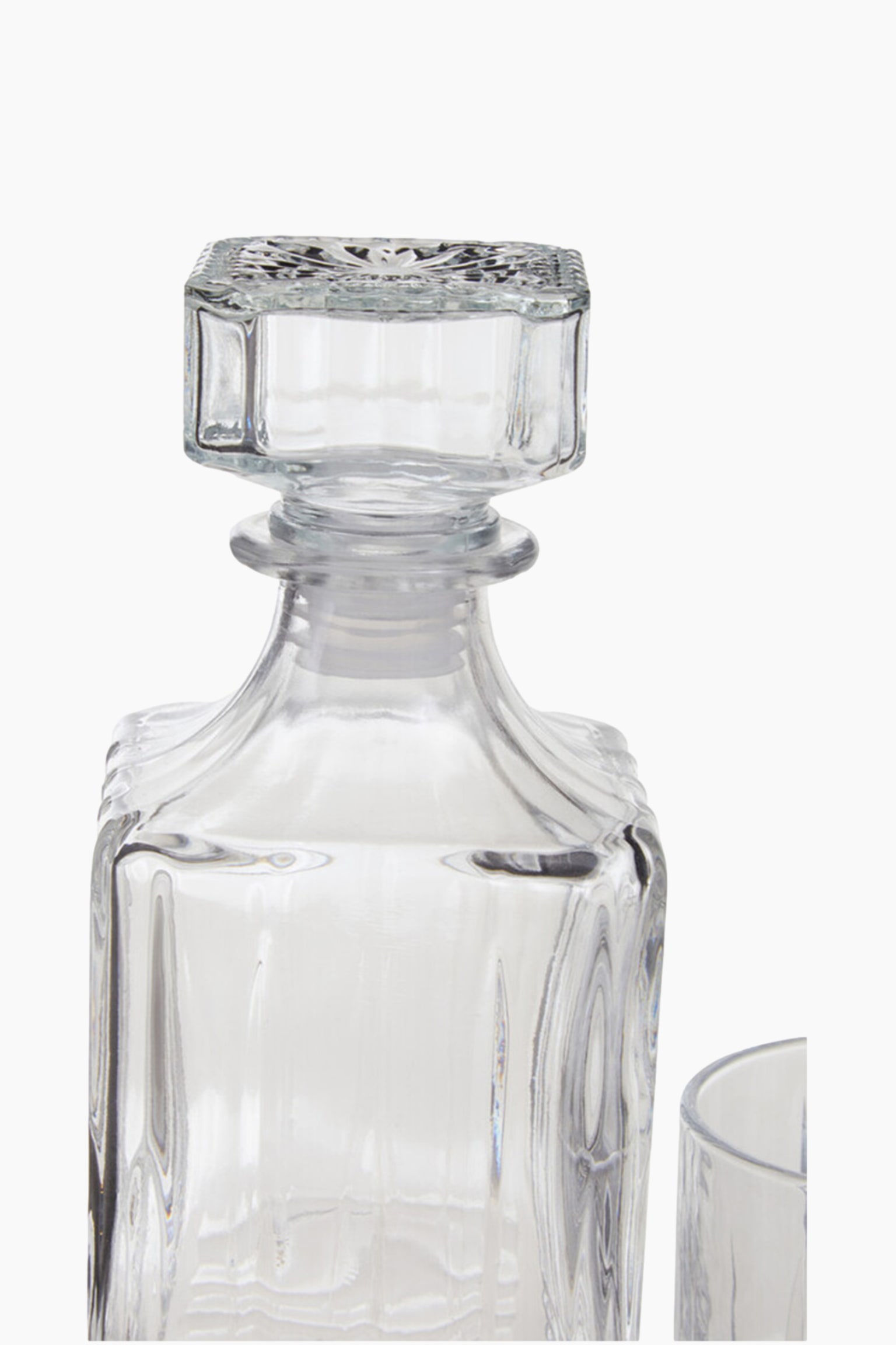 Decanter With Four Glasses - Clear - 2