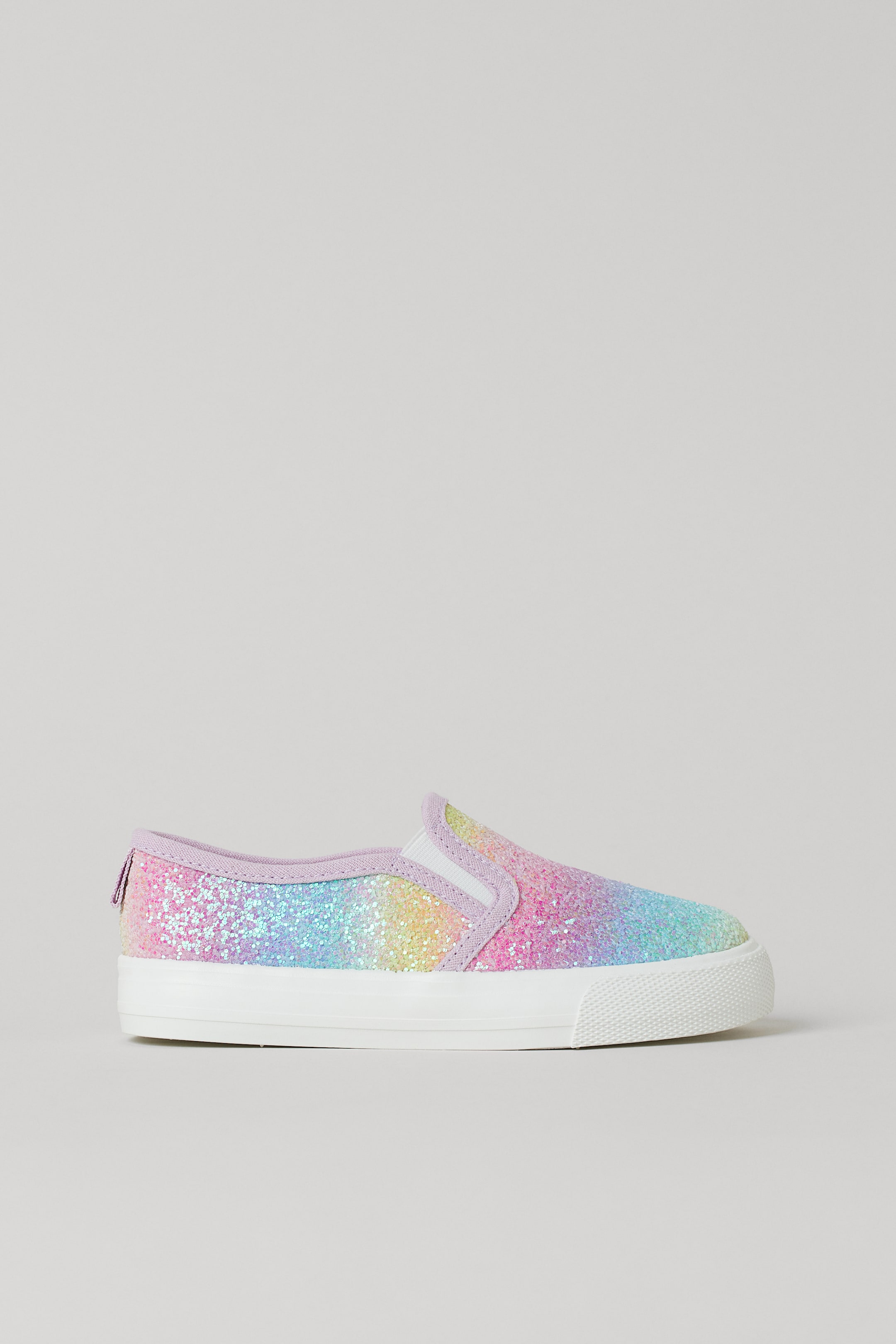 Ingrandisci l'immagine: Sneakers slip-on glitter - Viola chiaro/sfumato - BAMBINO | H&M CH 3