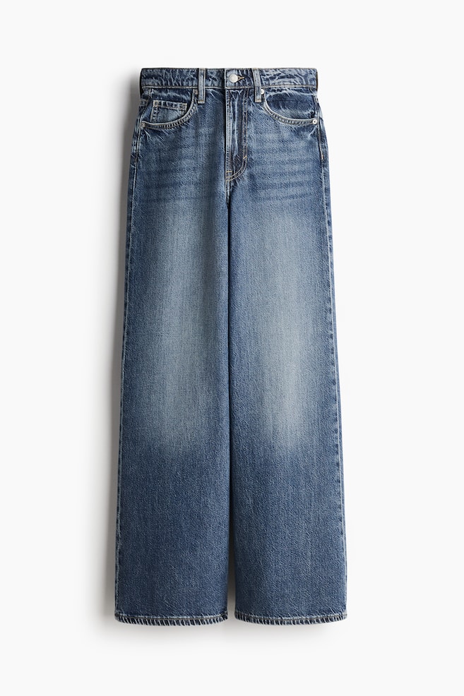 Feather Soft Super Wide Ultra High Jeans - Blu denim/Blu denim chiaro - 1