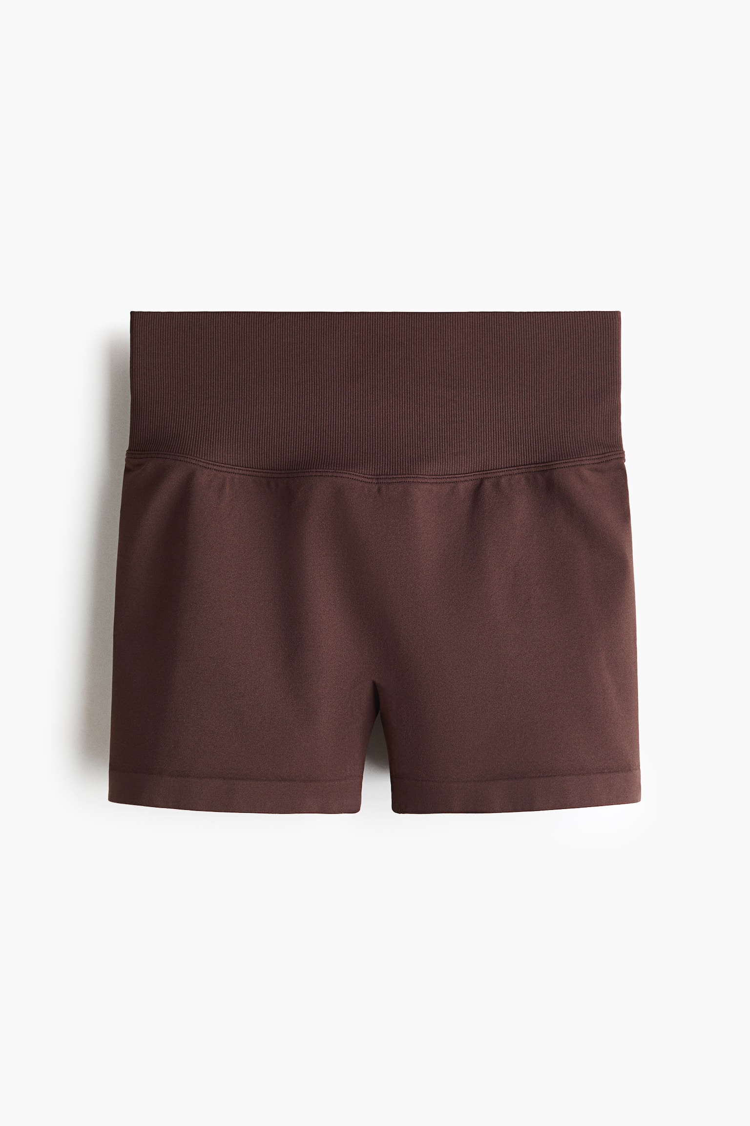 Microshorts efecto scrunch con DryMove™ Seamless - Chocolate moca/Negro/Azul cobalto - 1