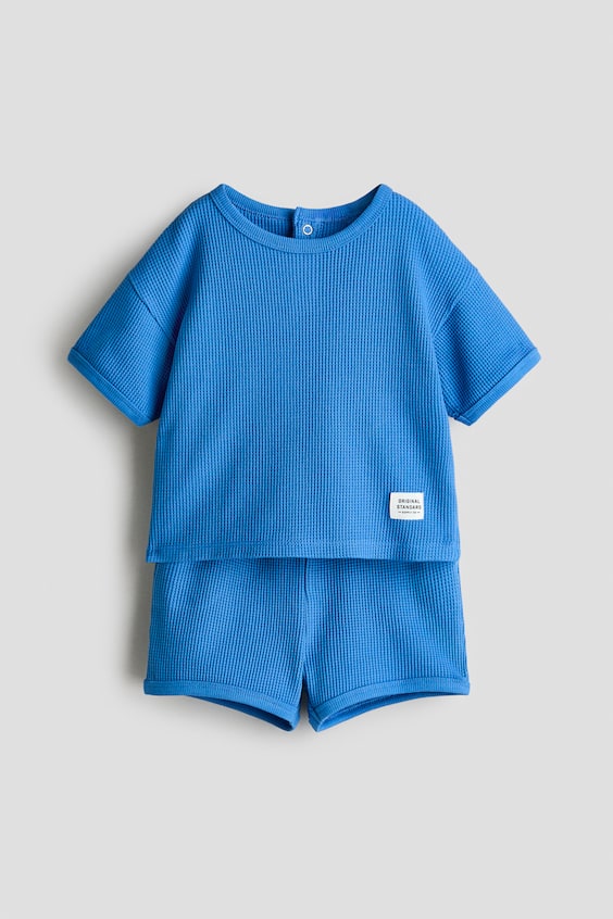 Детские топы H&M 2-Piece Waffled Cotton Set