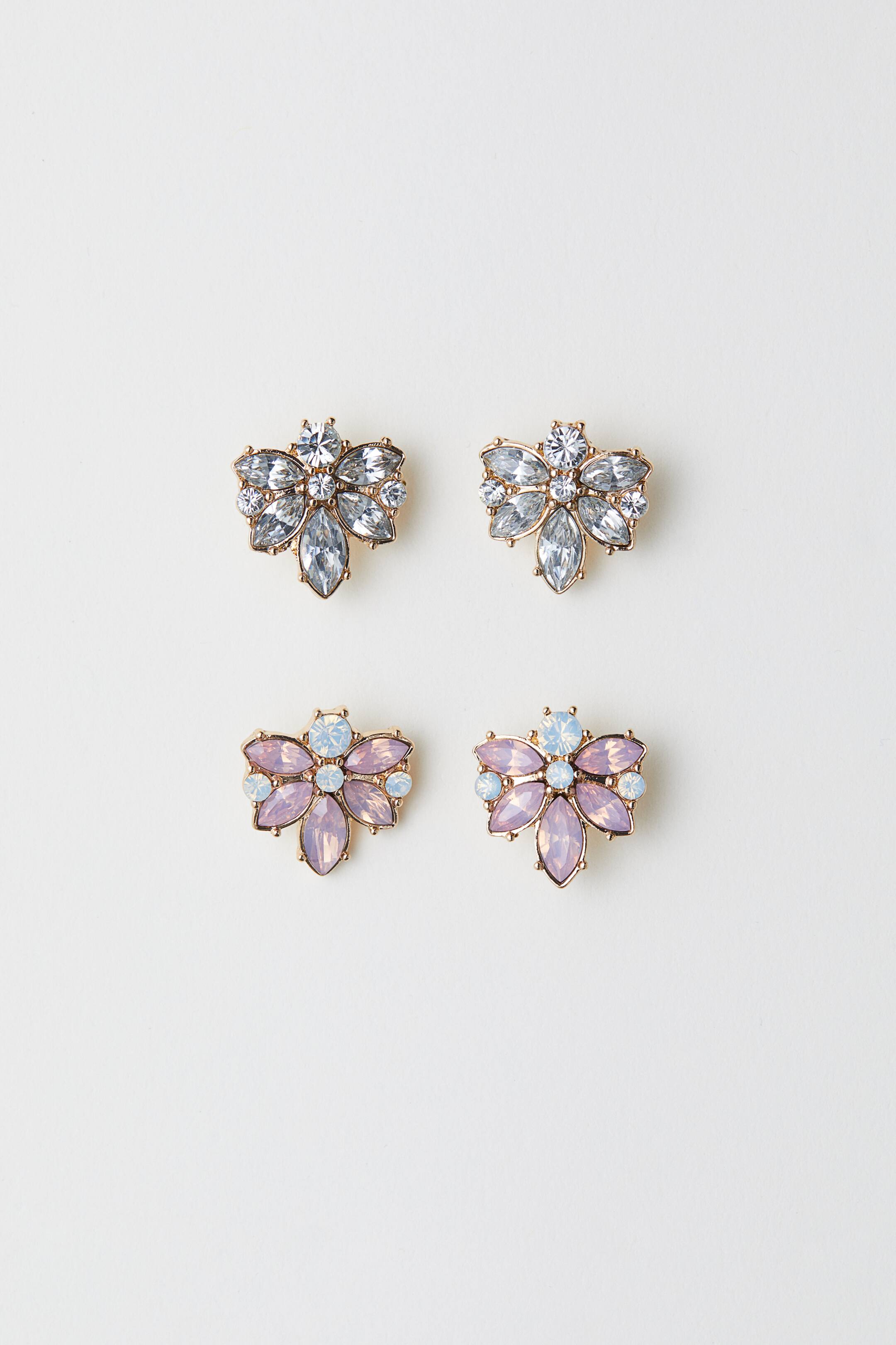 Boucles D'oreilles Pendantes Vieux Rose Femme | Bonobo