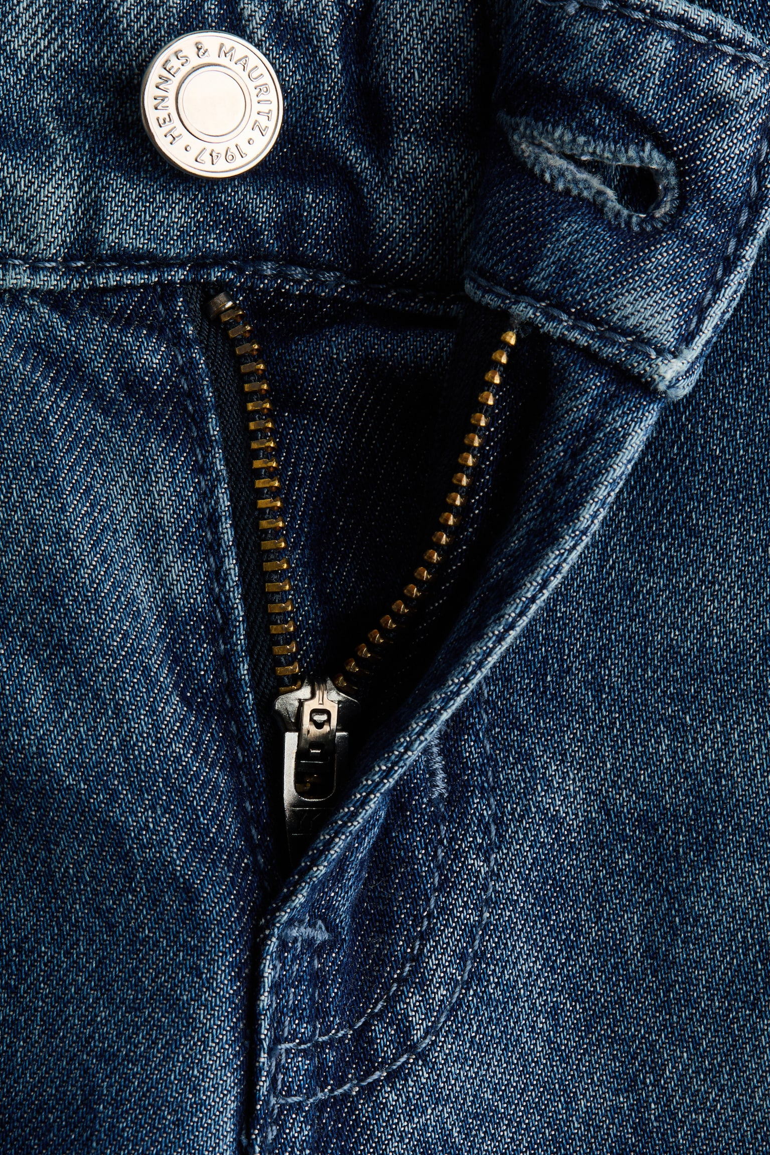 MAMA Wide Low Jeans - כחול ג'ינס/כחול ג'ינס כהה - 8