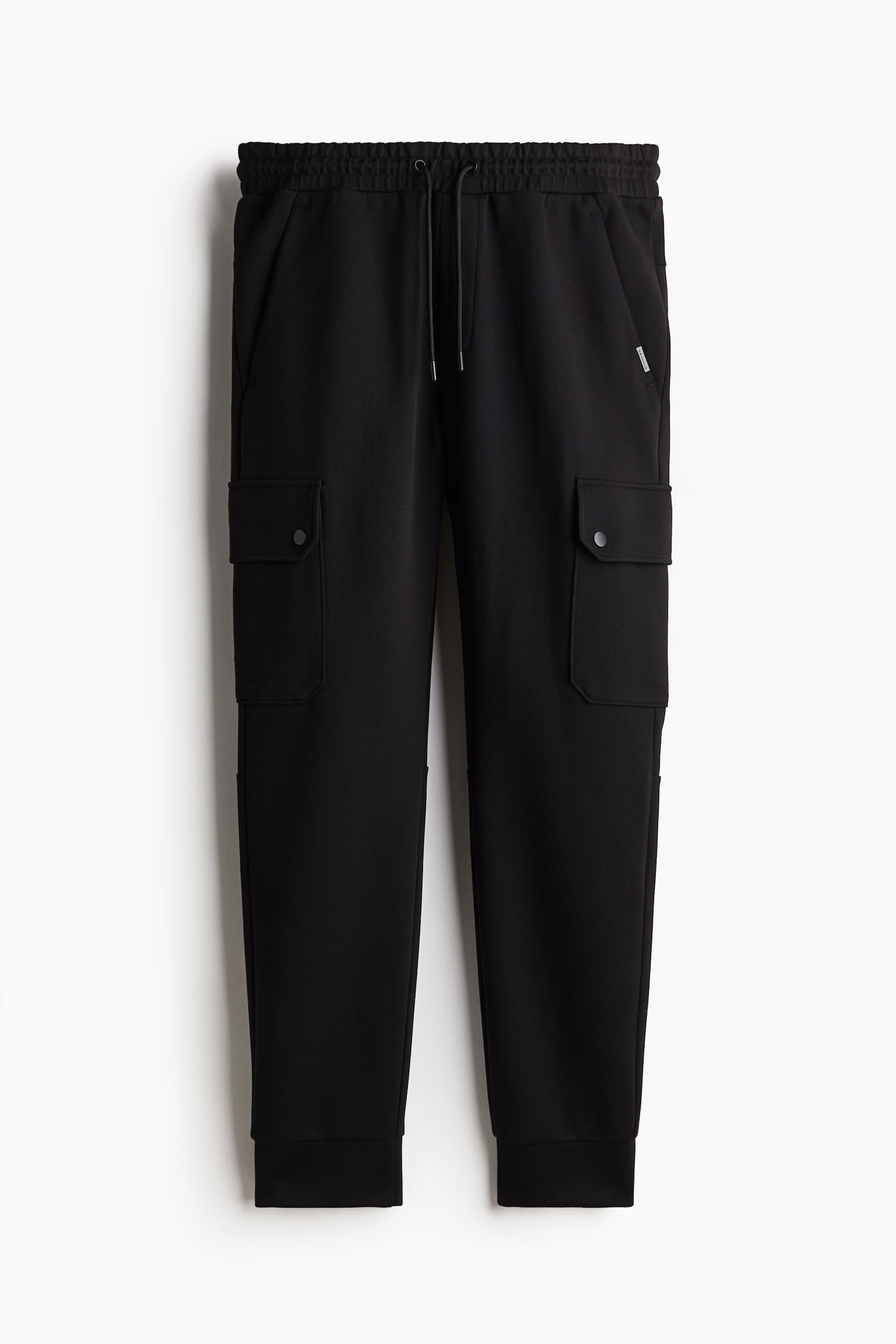 Slim Fit Scuba joggers - Black/Dark green - 2