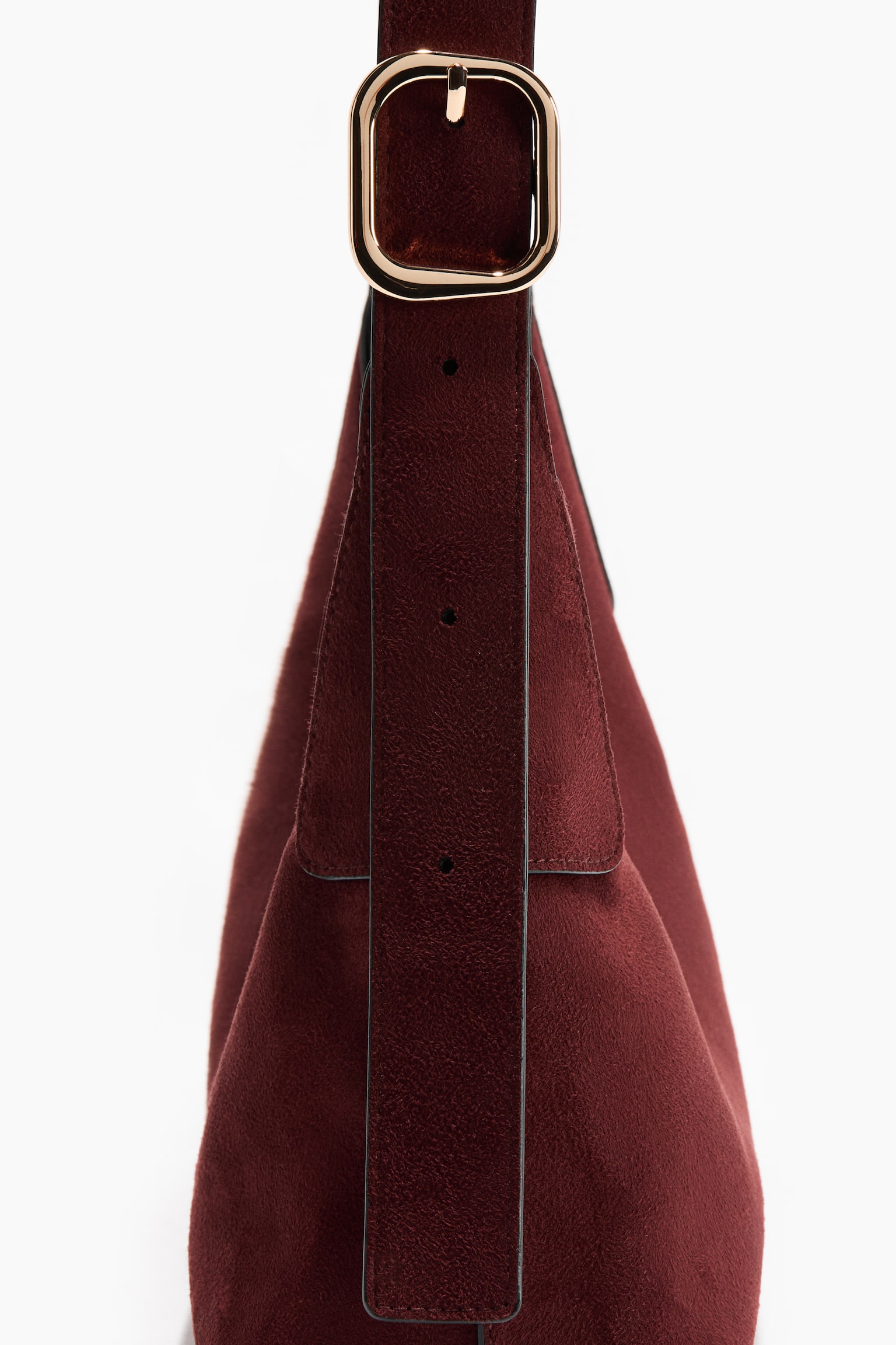 Shoulder bag - Burgundy/Brown - 3