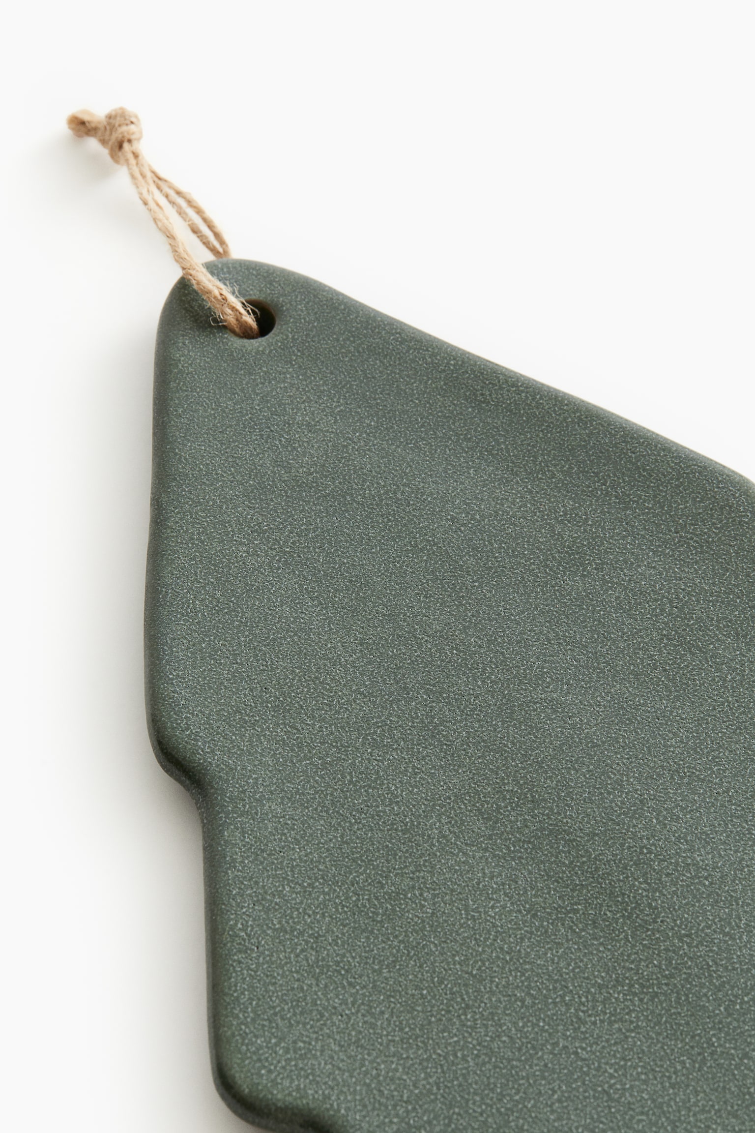 Stoneware serving board - Dark green - 2